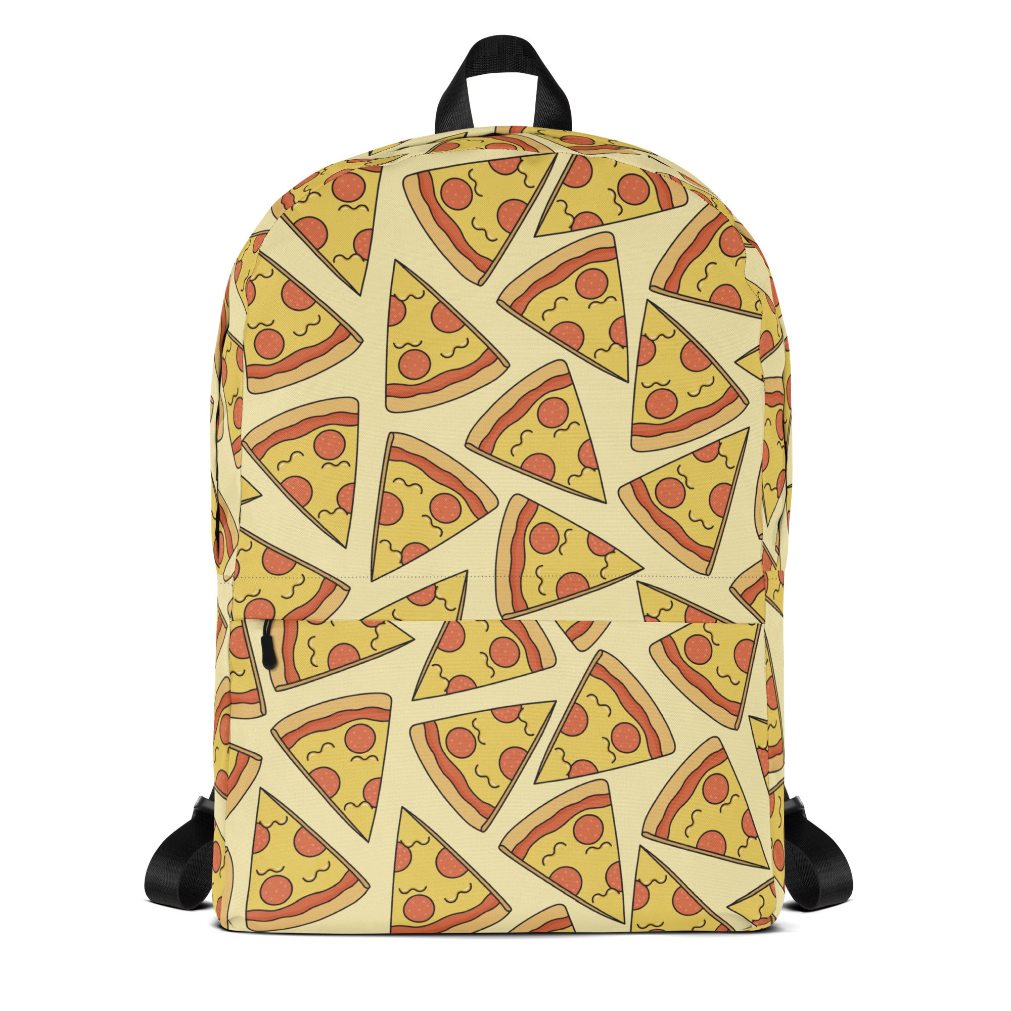 Kids Pizza Slice Backpack - Water-Resistant School Bag With Adjustable Padded Straps & Breathable Mesh Back