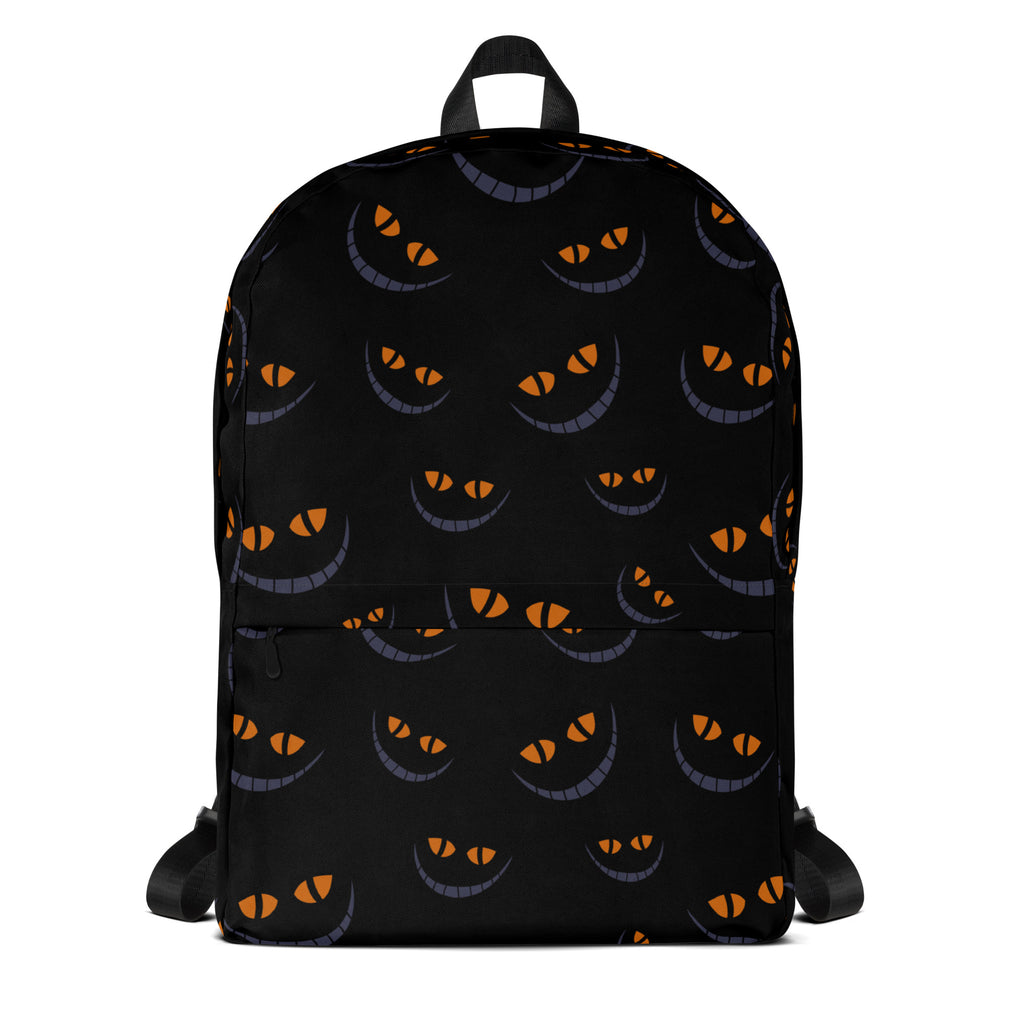 Girls Black Cat Backpack - Water-Resistant School Bag With Adjustable Padded Straps & Breathable Mesh Back