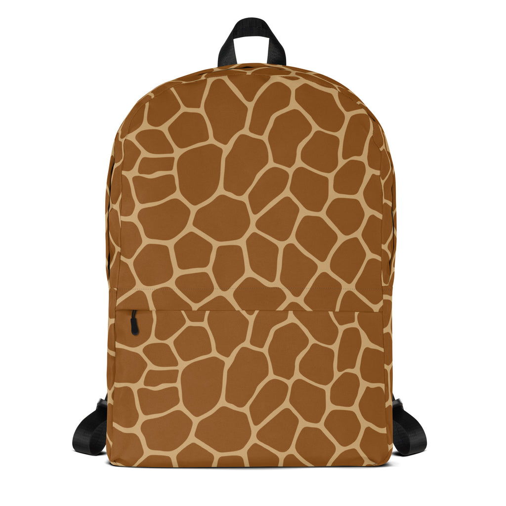 Kids Giraffe Print Backpack - Water-Resistant School Bag With Adjustable Padded Straps & Breathable Mesh Back