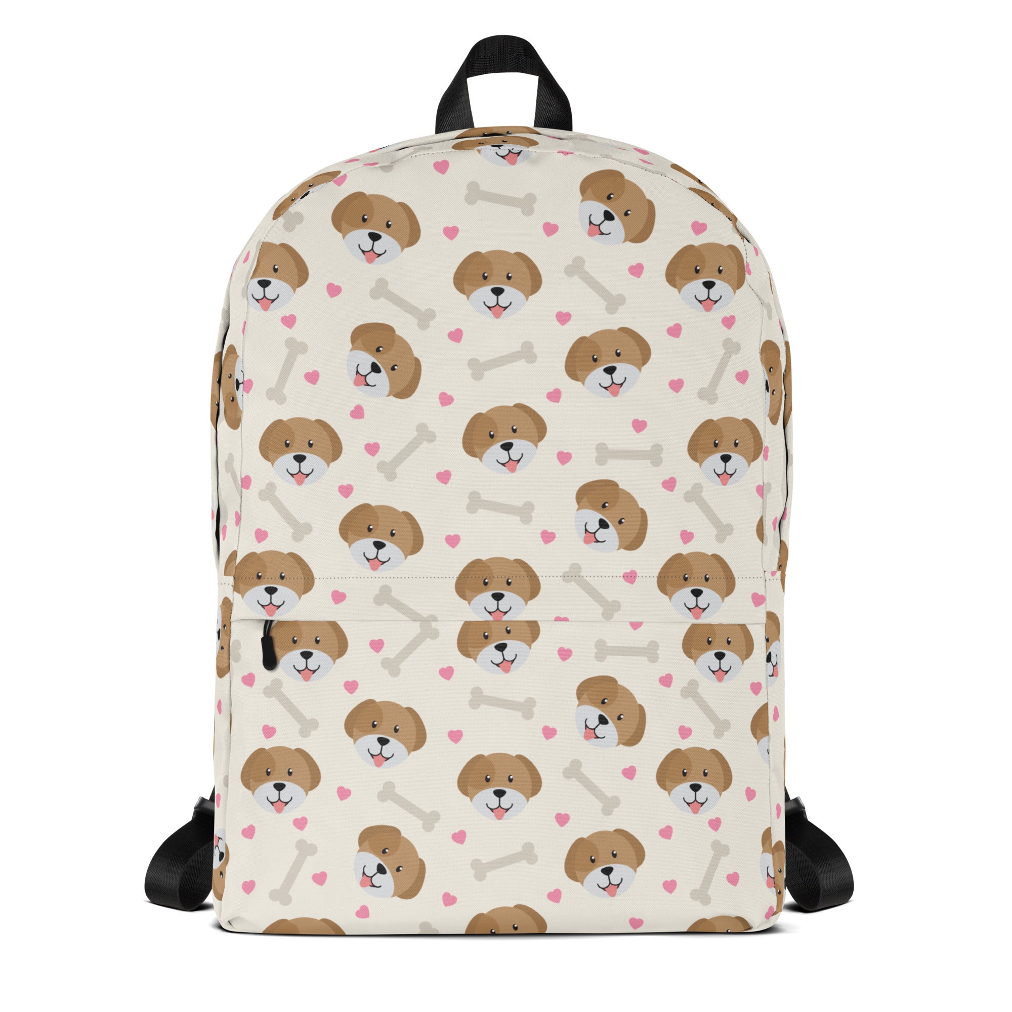 Girls Cute Dog Backpack - Water-Resistant School Bag With Adjustable Padded Straps & Breathable Mesh Back