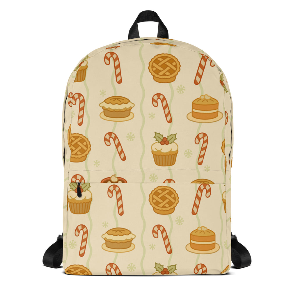 Kids Christmas Dessert Backpack - Water-Resistant School Bag With Adjustable Padded Straps & Breathable Mesh Back