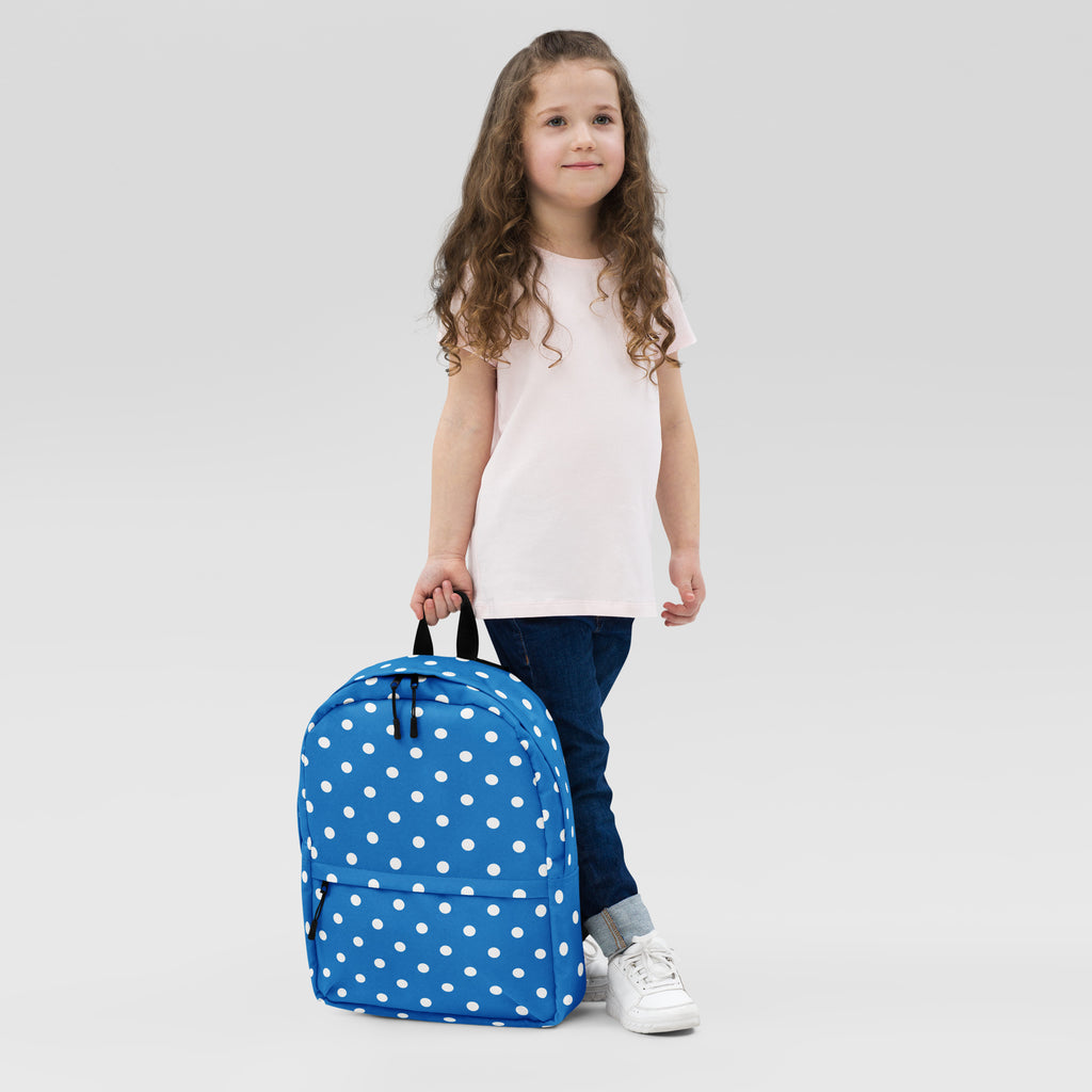 Kids Royal Blue Backpack - Water-Resistant School Bag With Adjustable Padded Straps & Breathable Mesh Back