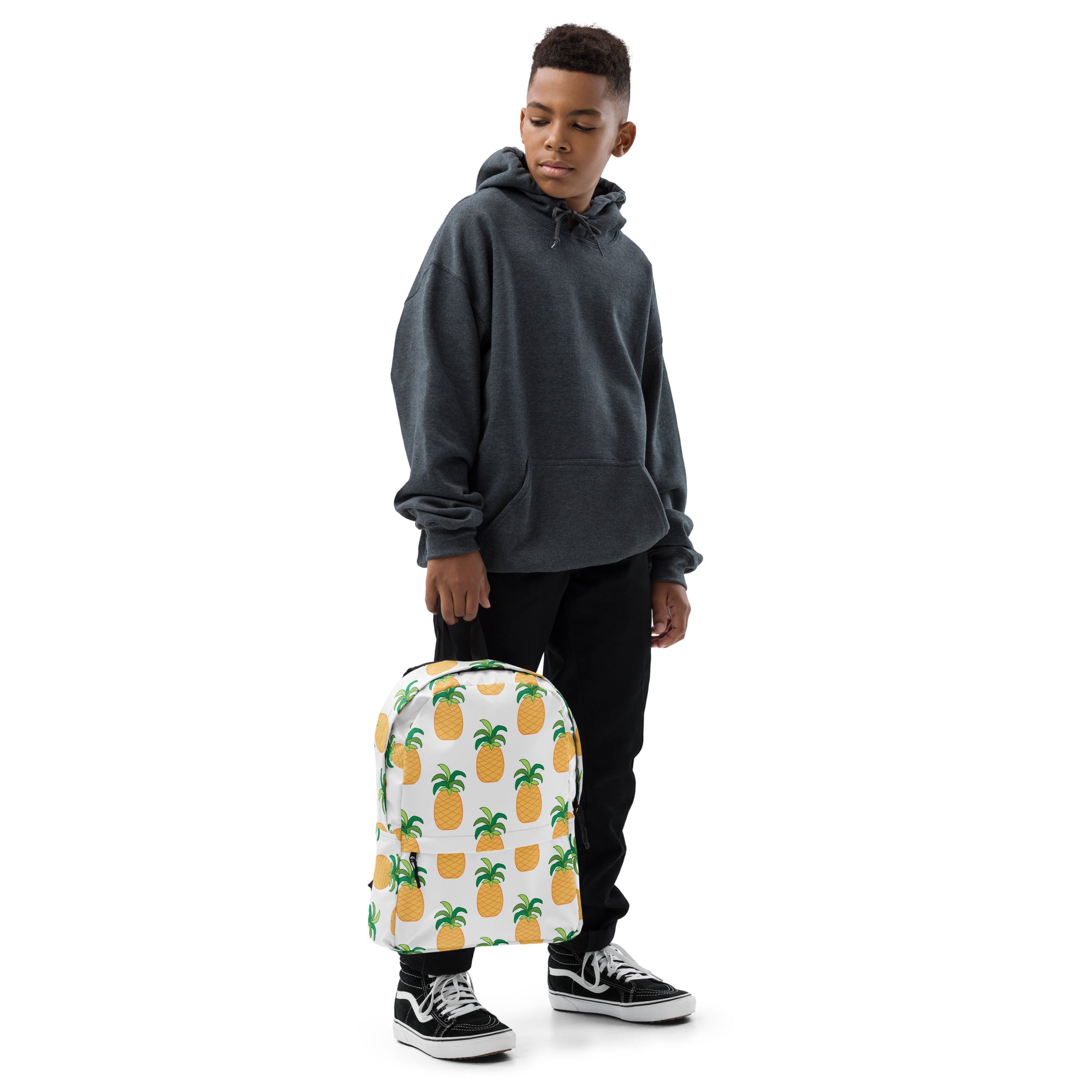 Kids Pineapple Backpack - Water-Resistant School Bag With Adjustable Padded Straps & Breathable Mesh Back