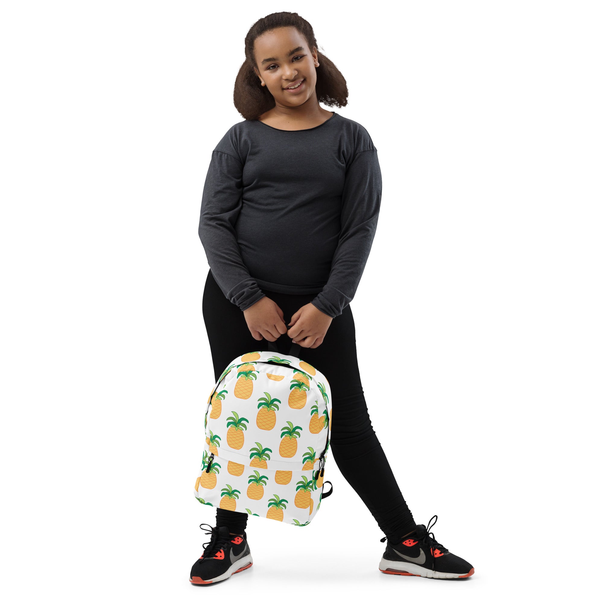 Kids Pineapple Backpack - Water-Resistant School Bag With Adjustable Padded Straps & Breathable Mesh Back