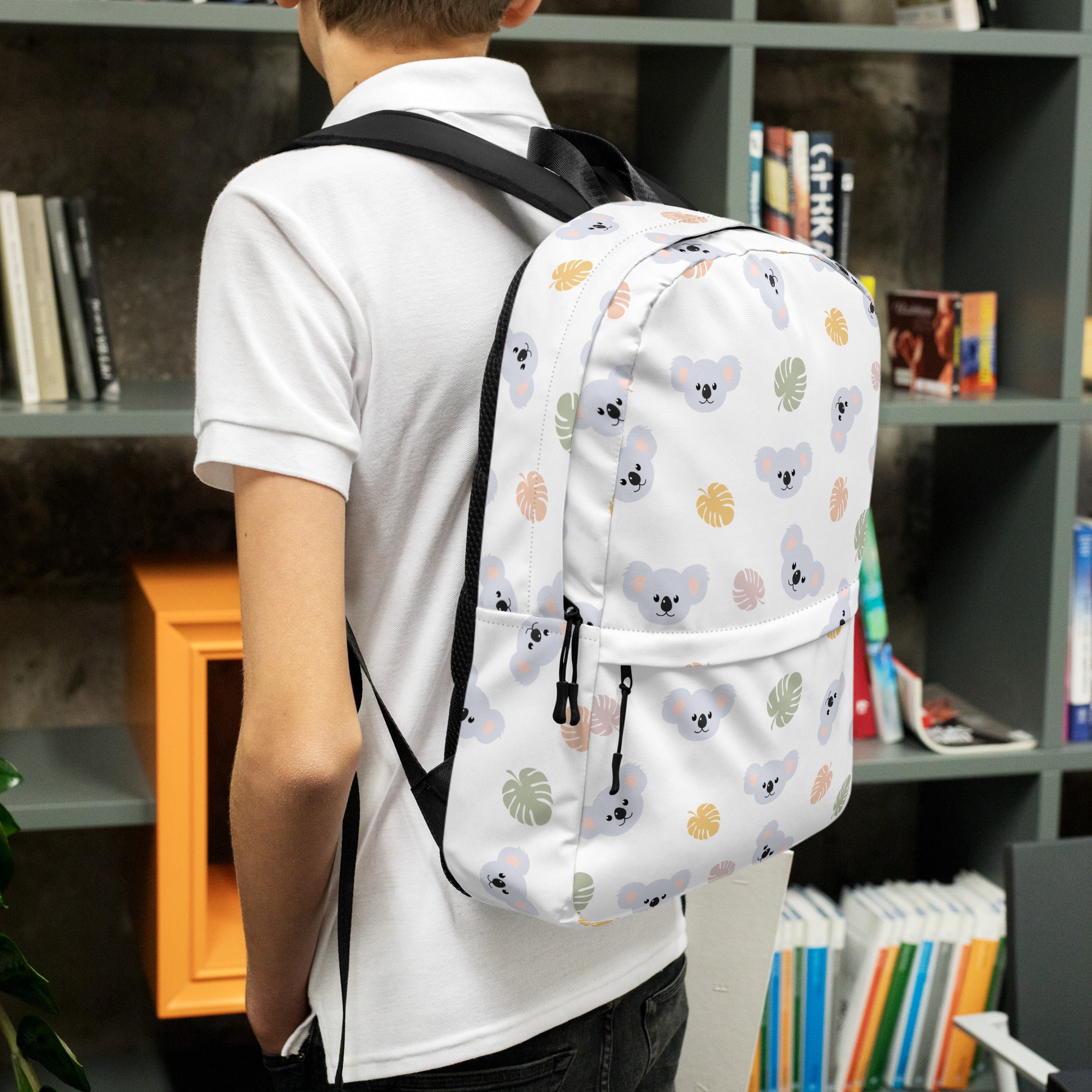 Kids Koala Backpack - Water-Resistant School Bag With Adjustable Padded Straps & Breathable Mesh Back