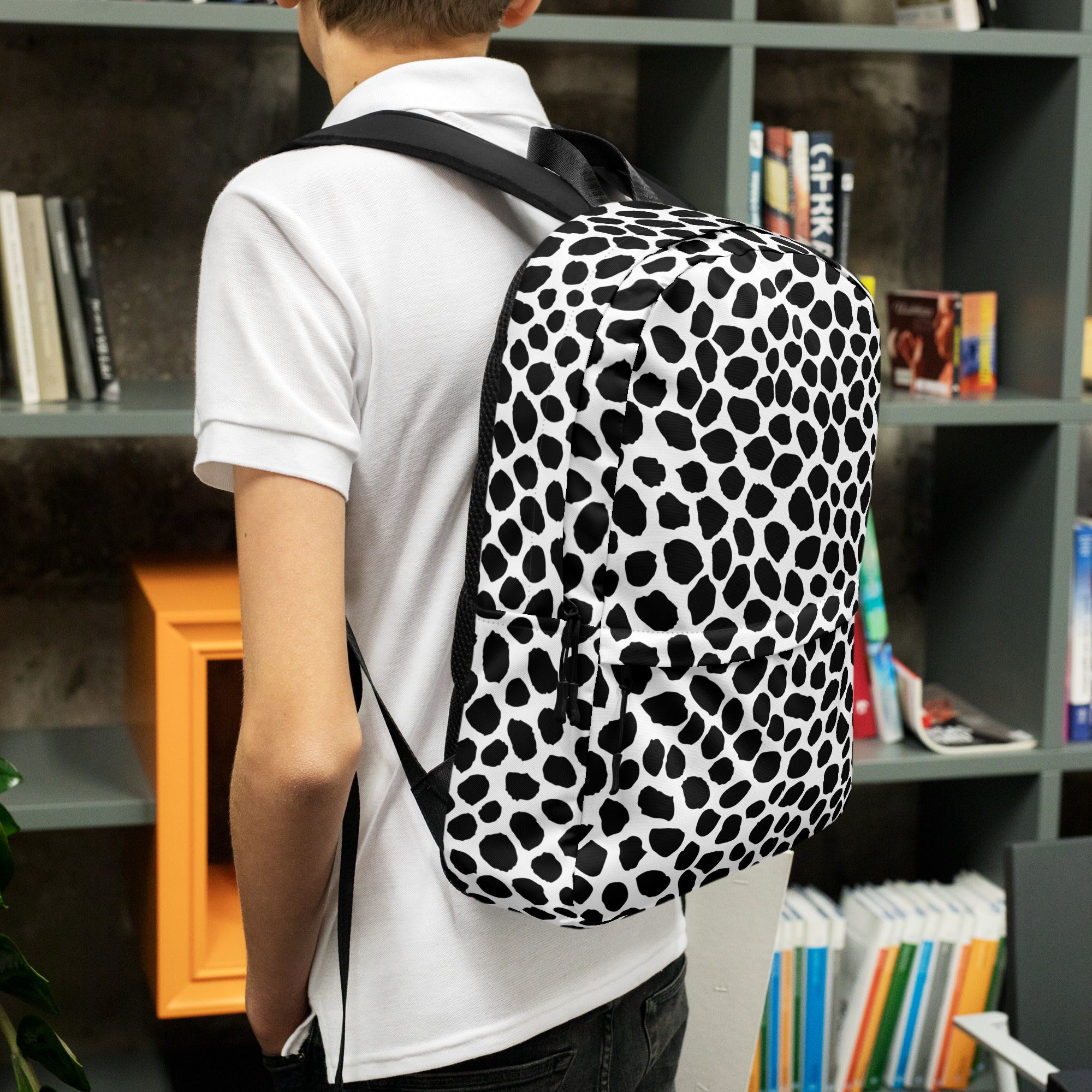 Kids Animal Print Backpack - Water-Resistant School Bag With Adjustable Padded Straps & Breathable Mesh Back