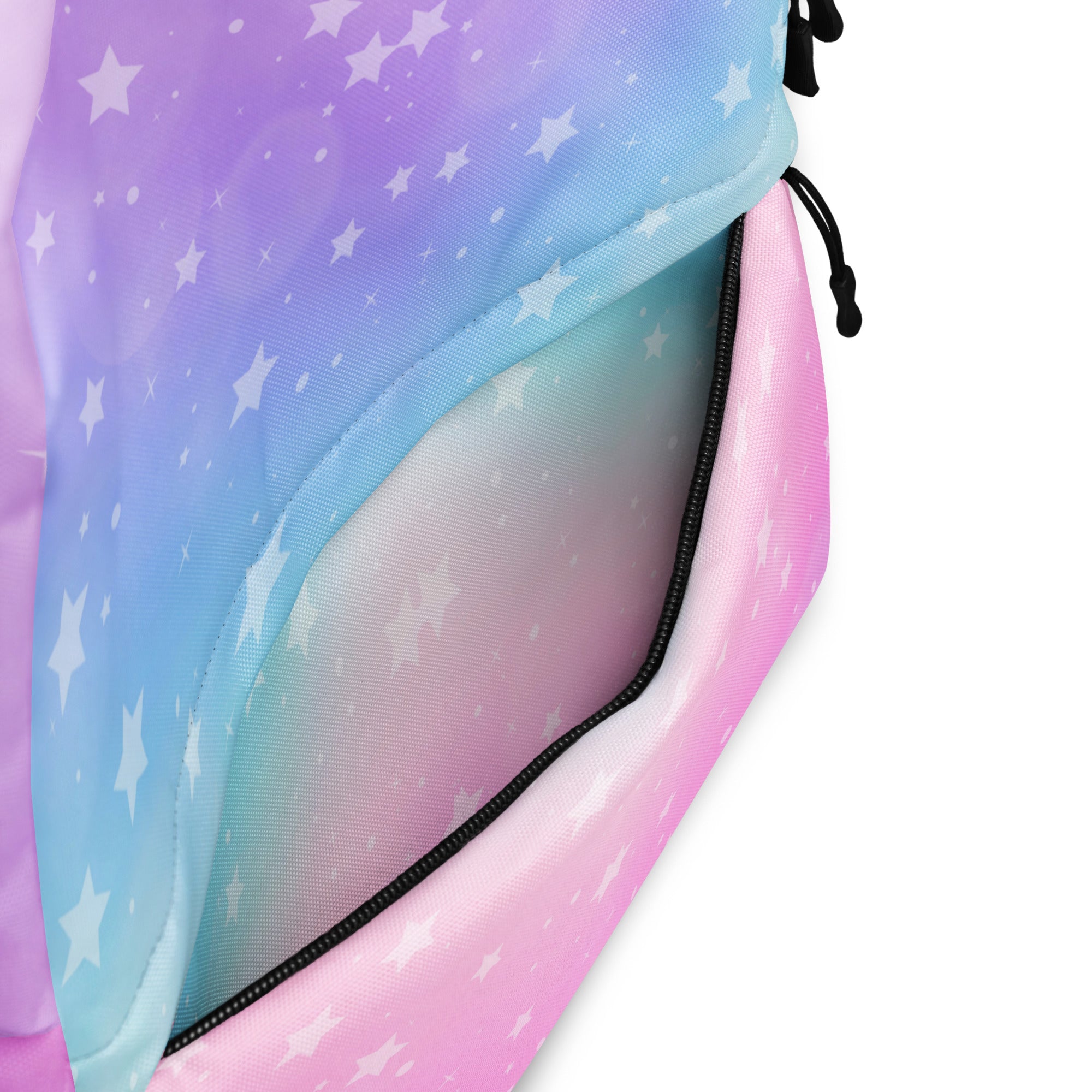 Girls Rainbow Stars Backpack - Water-Resistant School Bag With Adjustable Padded Straps & Breathable Mesh Back