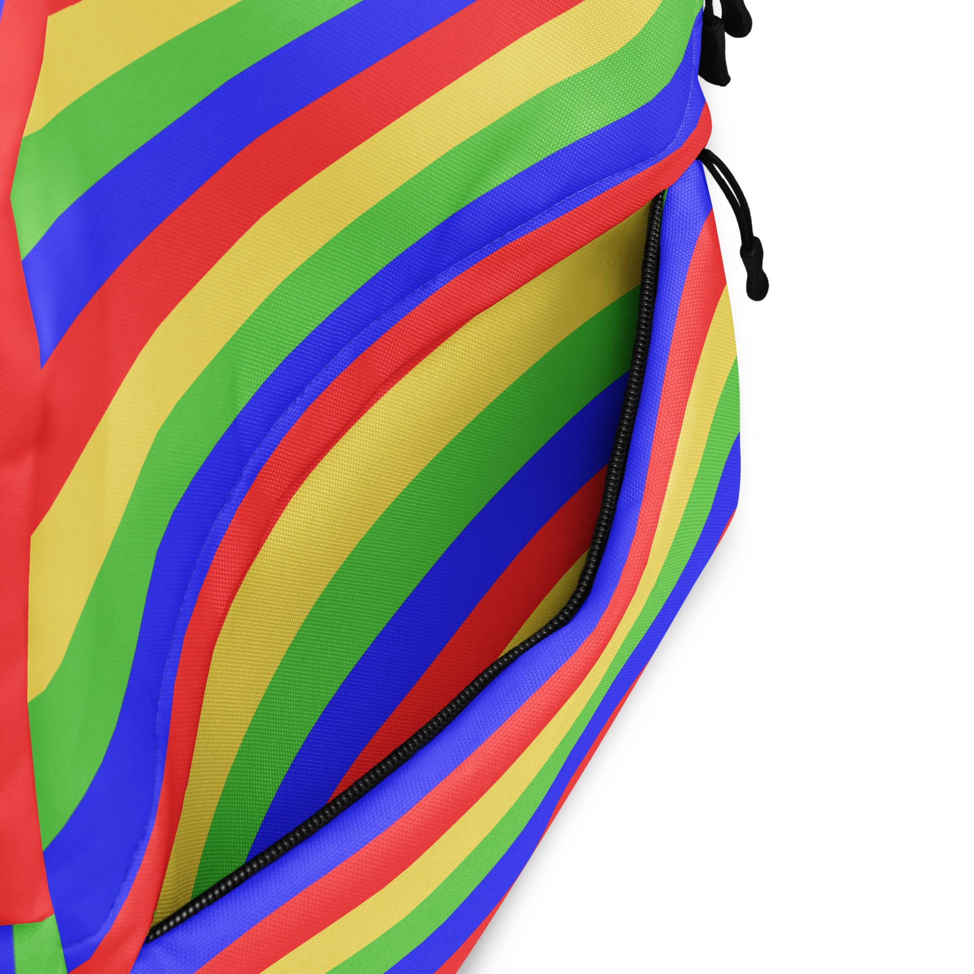 Kids Colorful Striped Backpack - Water-Resistant School Bag With Adjustable Padded Straps & Breathable Mesh Back