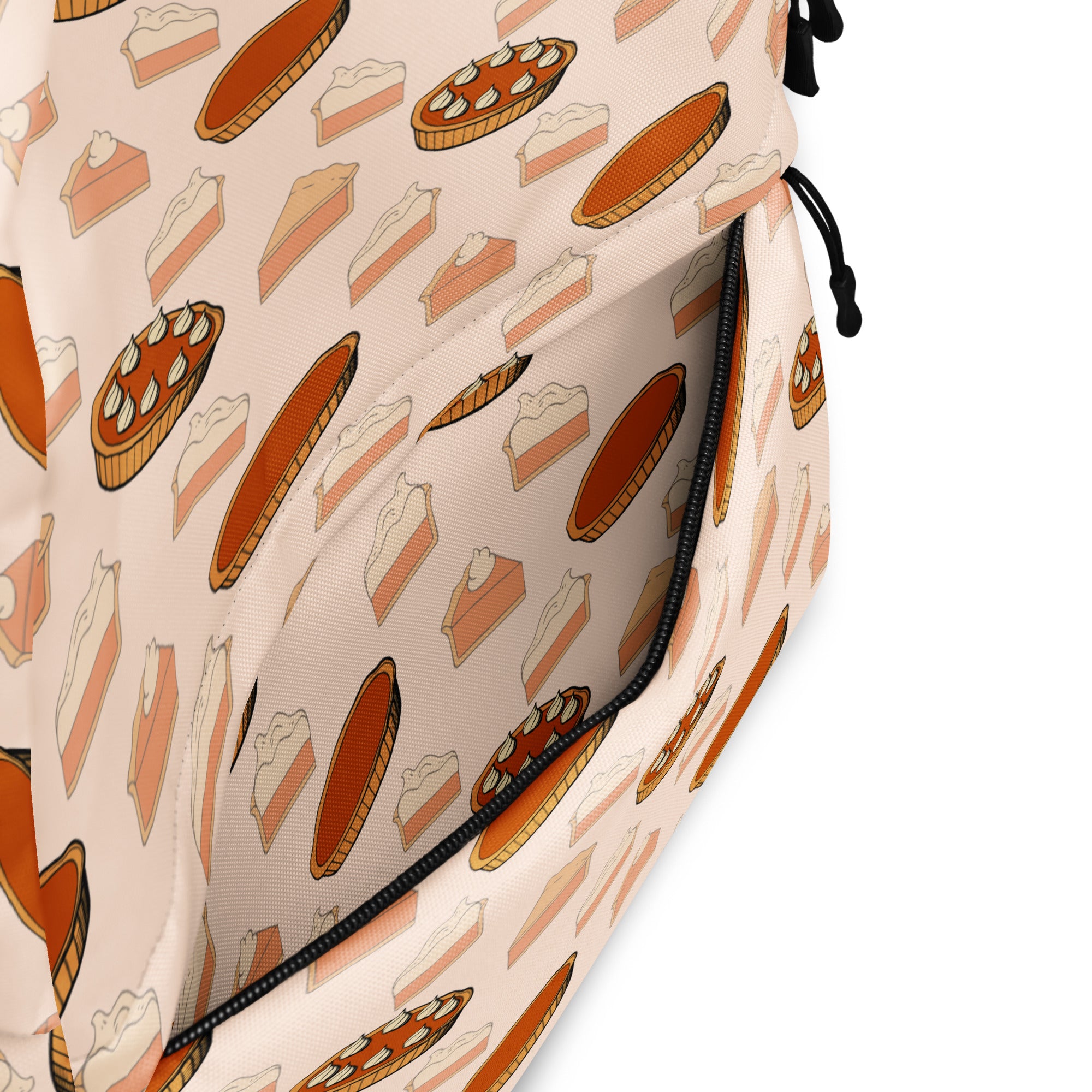 Kids Pumpkin Pie Backpack - Water-Resistant School Bag With Adjustable Padded Straps & Breathable Mesh Back