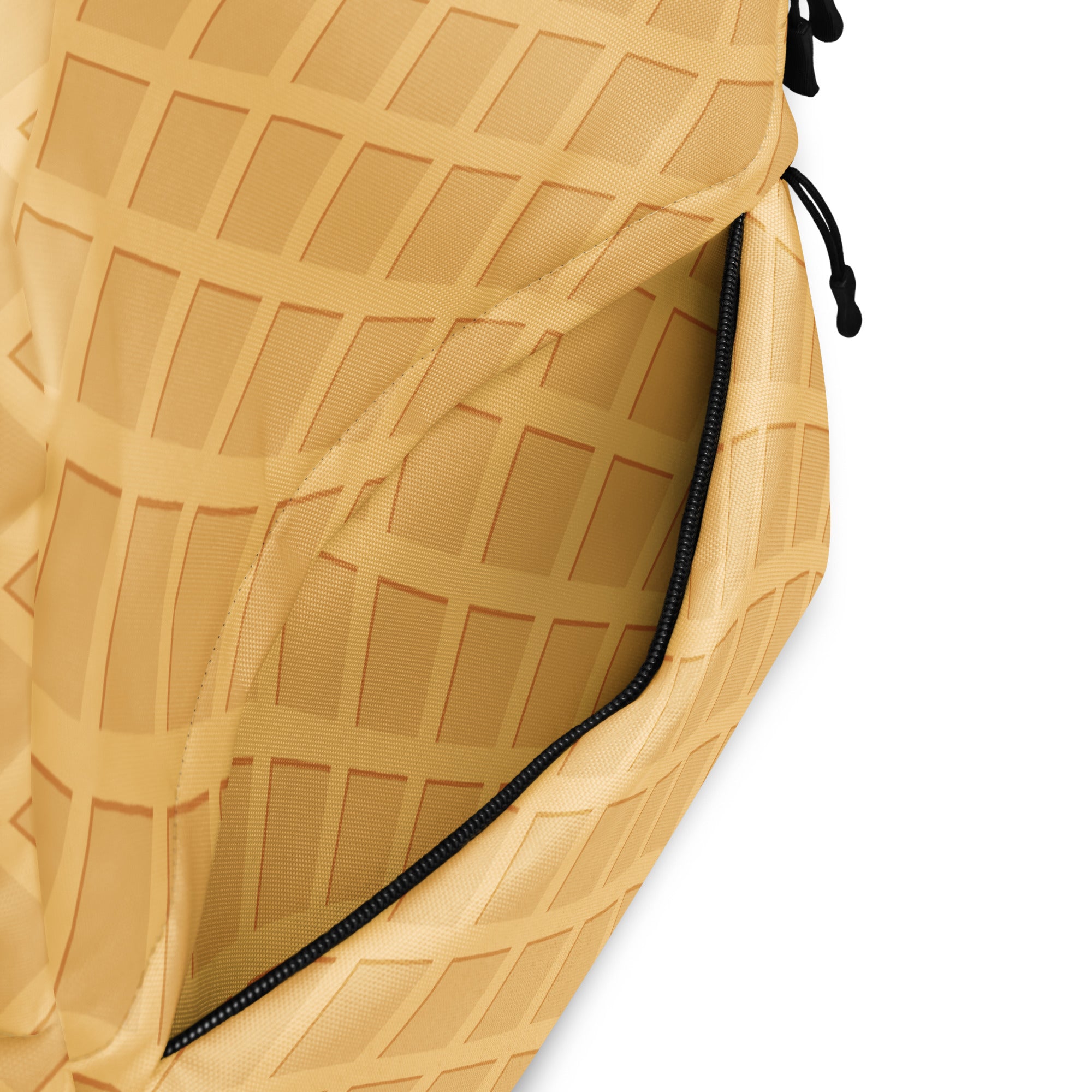Kids Waffle Cone Backpack - Water-Resistant School Bag With Adjustable Padded Straps & Breathable Mesh Back