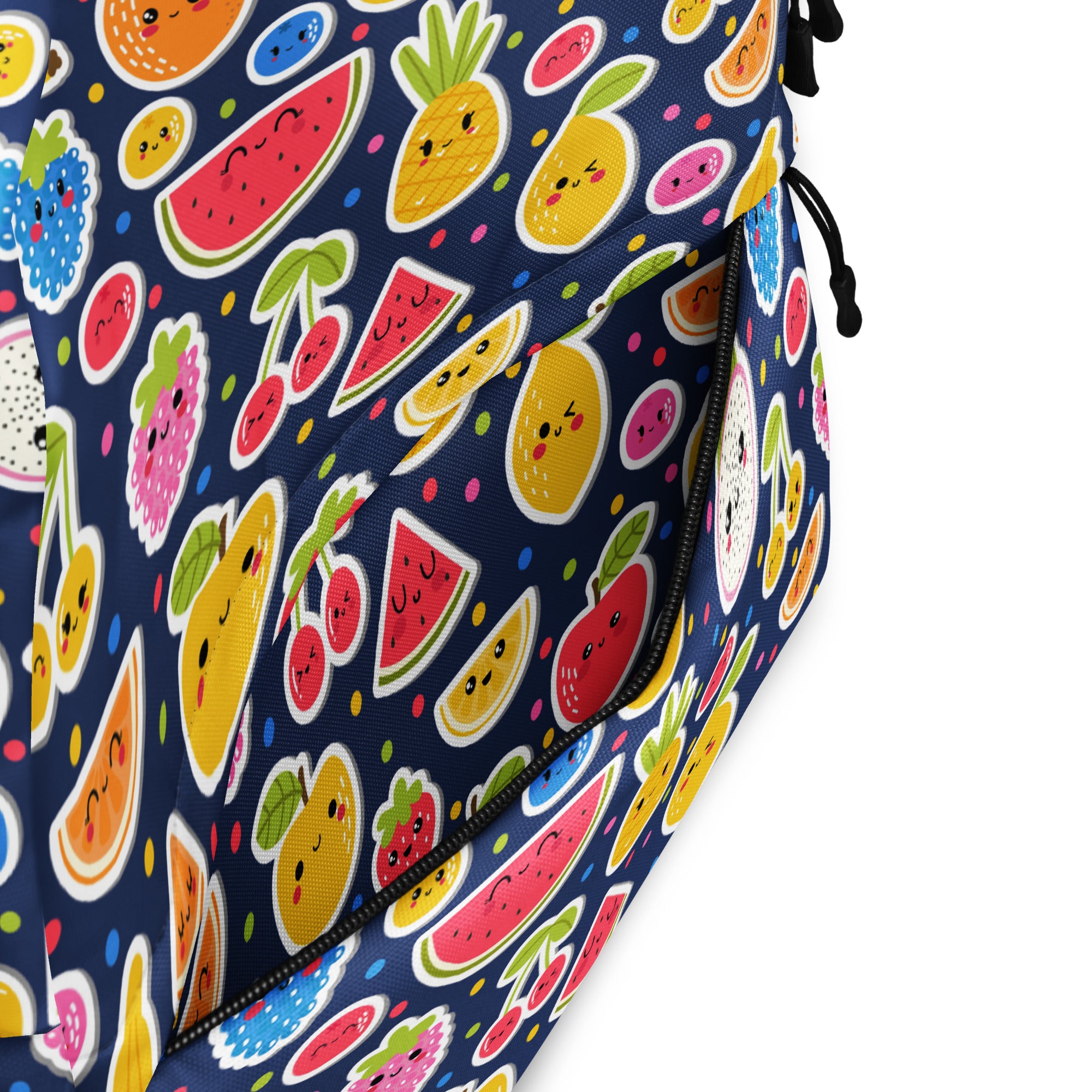 Kids Emoji Fruit Backpack - Water-Resistant School Bag With Adjustable Padded Straps & Breathable Mesh Back