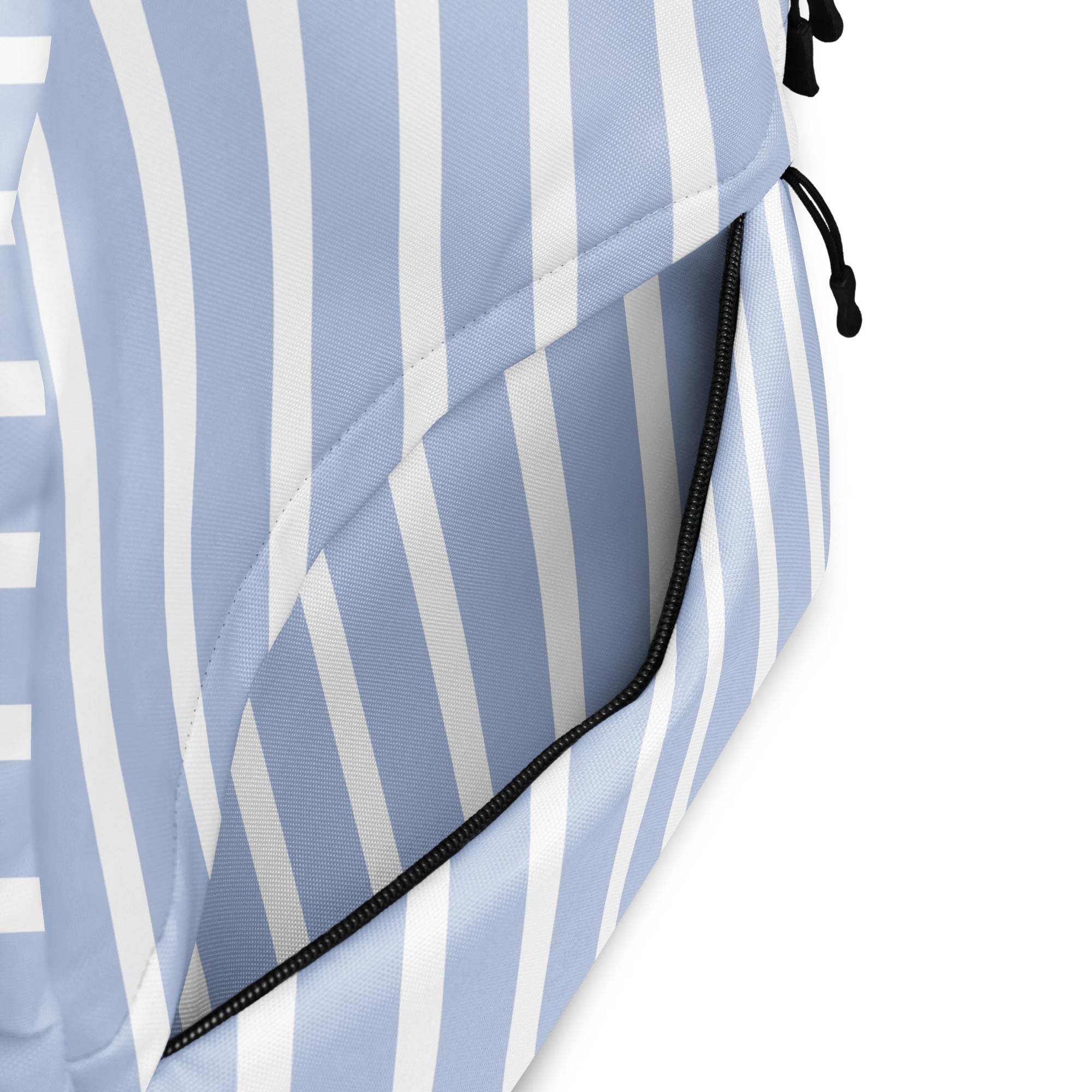 Kids Blue Stripe Backpack - Water-Resistant School Bag With Adjustable Padded Straps & Breathable Mesh Back