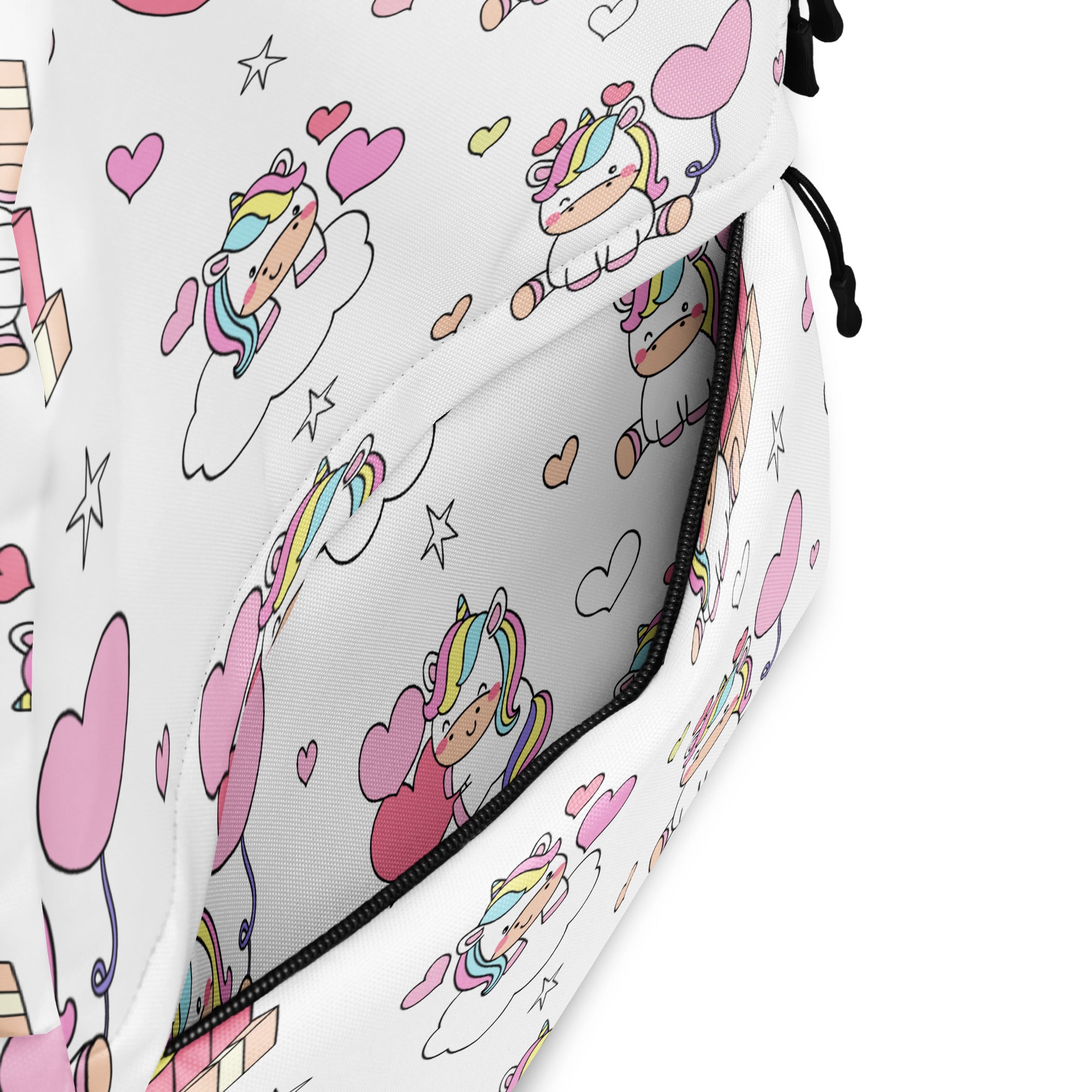 Girls Unicorn Birthday Backpack - Water-Resistant School Bag With Adjustable Padded Straps & Breathable Mesh Back