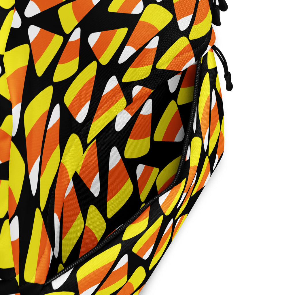 Kids Candy Corn Backpack - Water-Resistant School Bag With Adjustable Padded Straps & Breathable Mesh Back