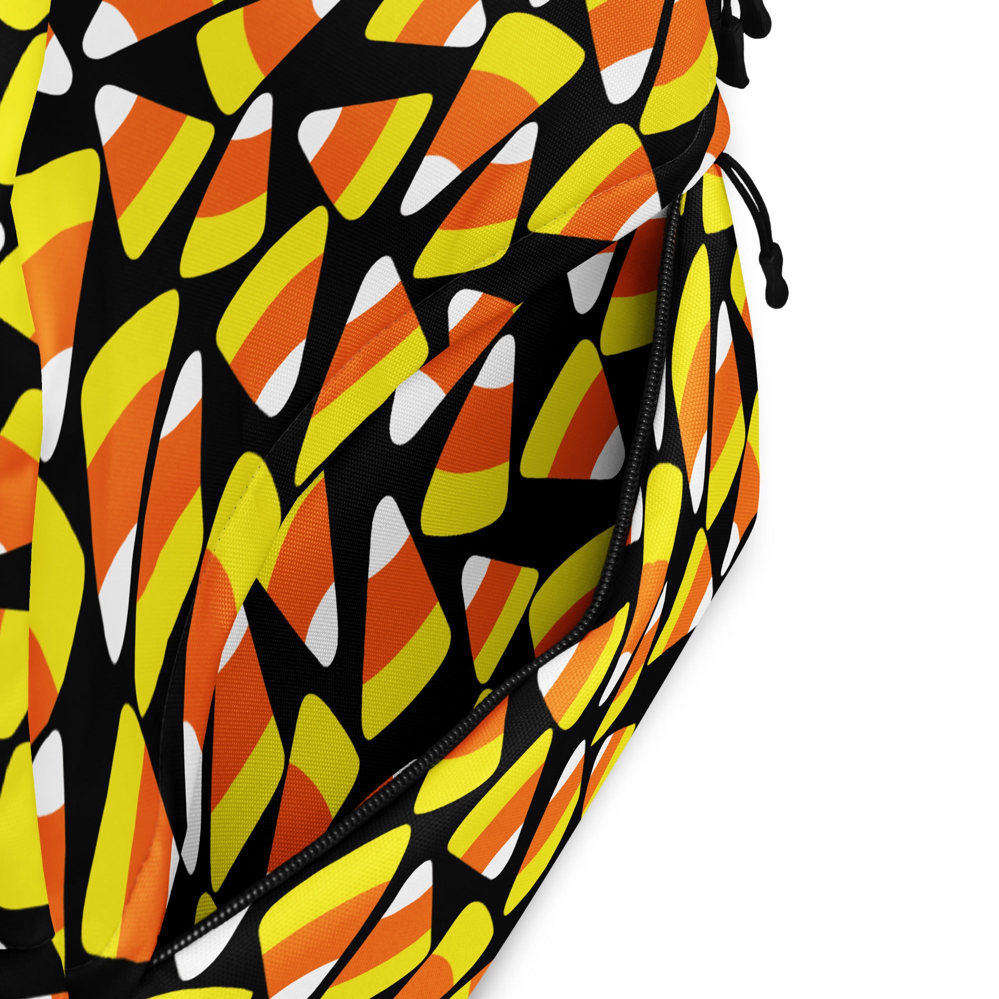 Kids Candy Corn Backpack - Water-Resistant School Bag With Adjustable Padded Straps & Breathable Mesh Back