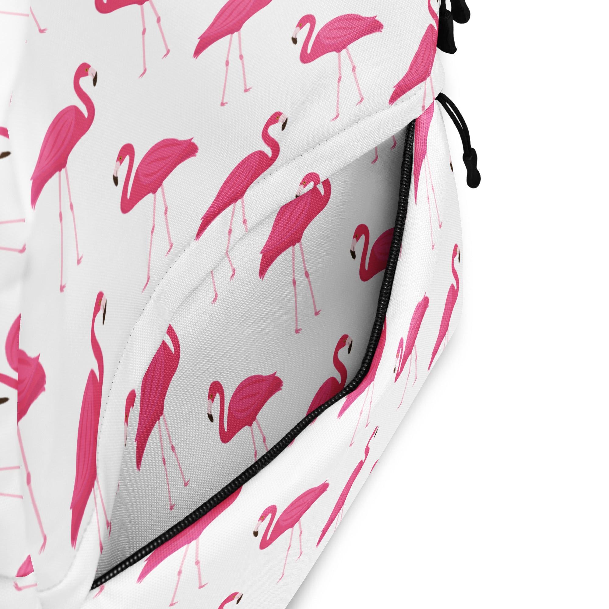 Girls Pink Flamingo Backpack - Water-Resistant School Bag With Adjustable Padded Straps & Breathable Mesh Back
