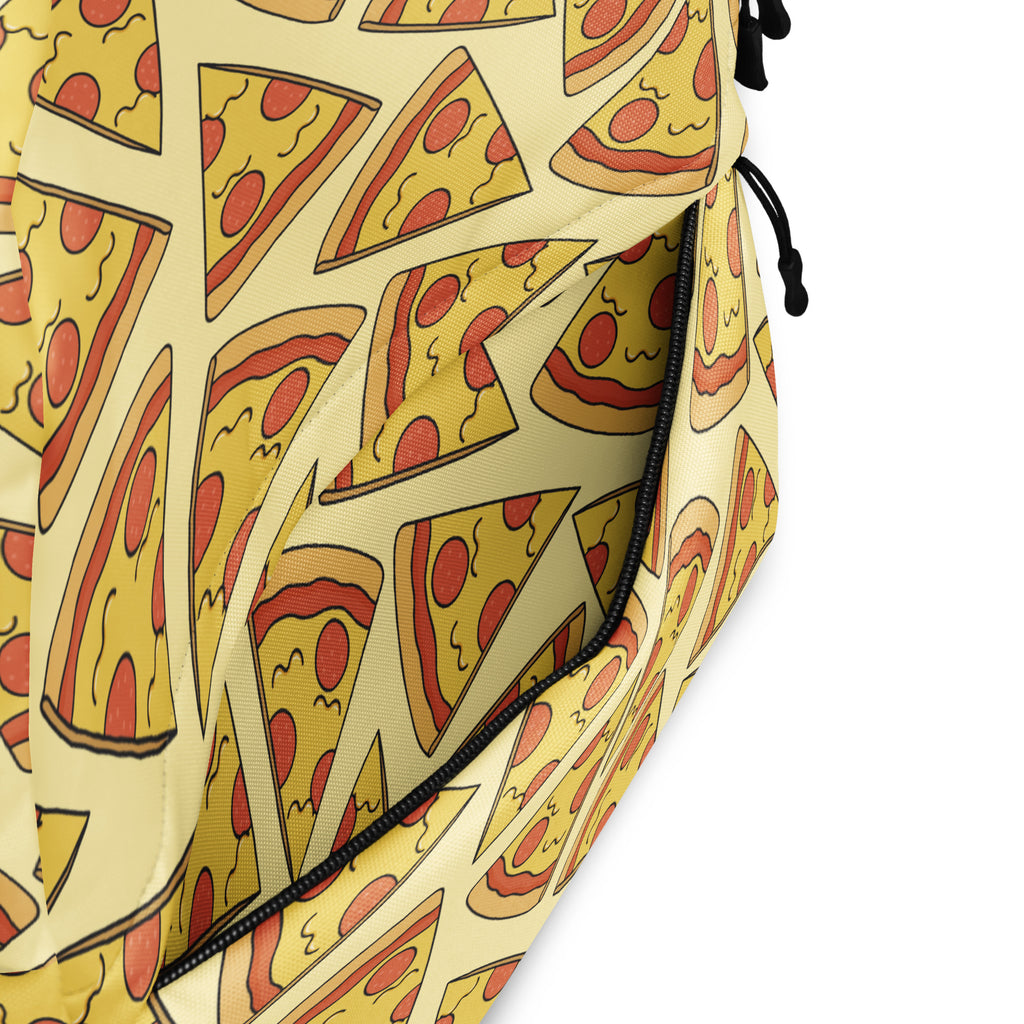 Kids Pizza Slice Backpack - Water-Resistant School Bag With Adjustable Padded Straps & Breathable Mesh Back