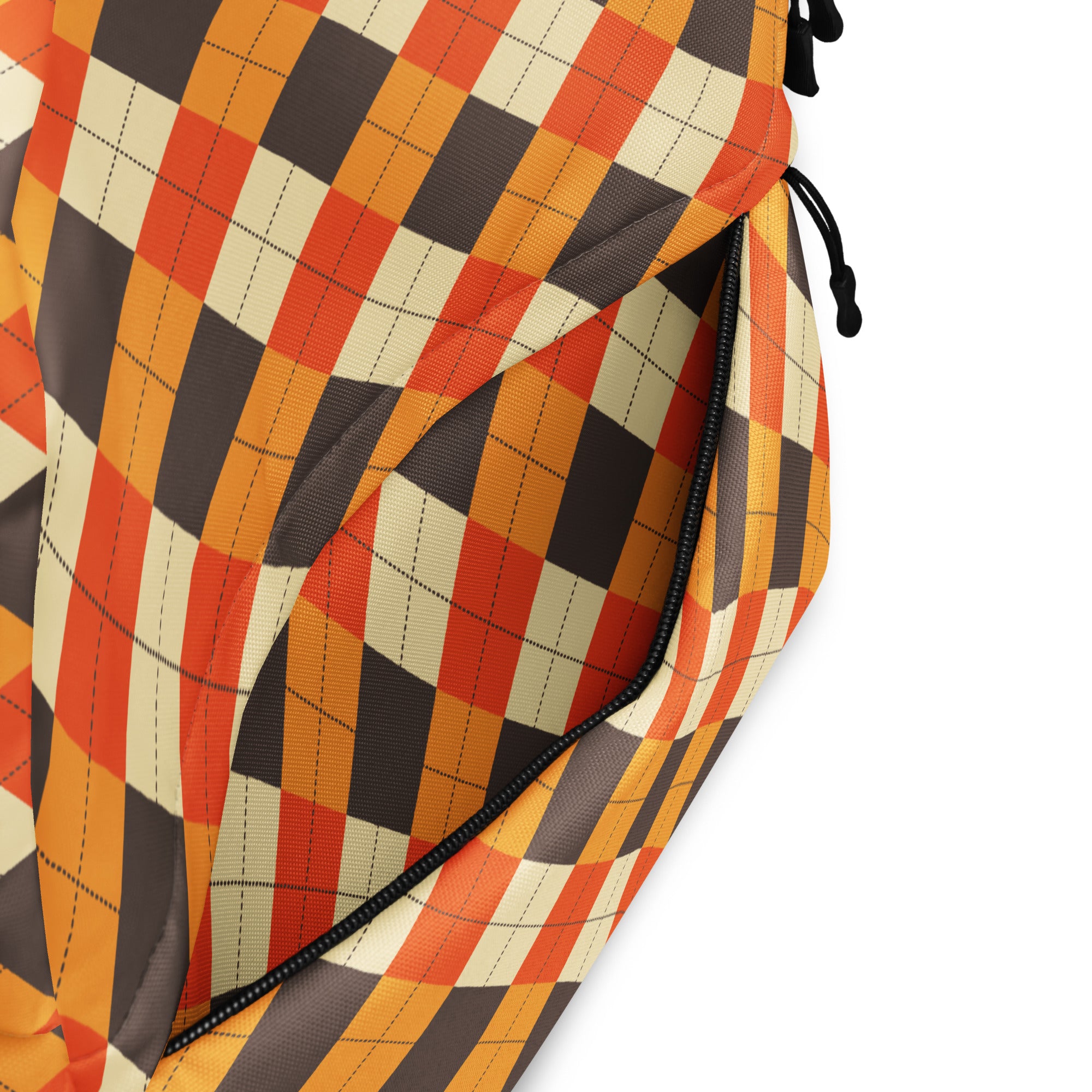 Kids Autumn Argyle Backpack - Water-Resistant School Bag With Adjustable Padded Straps & Breathable Mesh Back