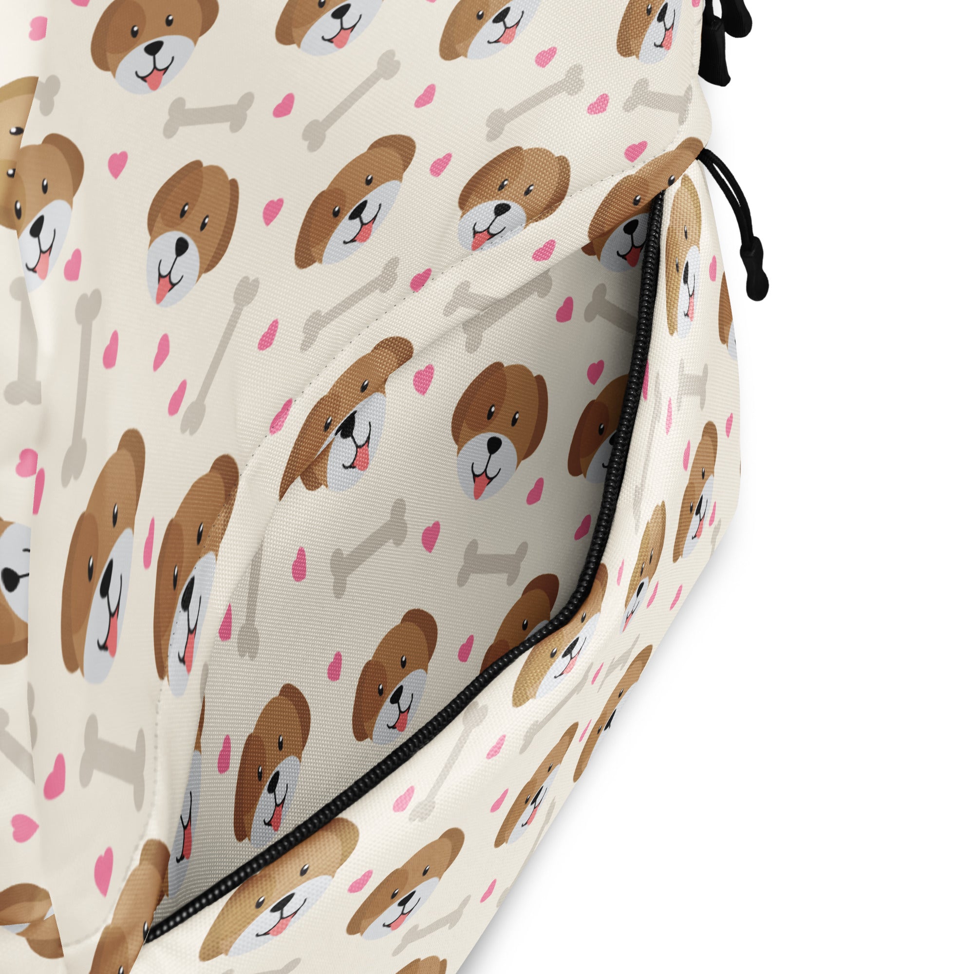 Girls Cute Dog Backpack - Water-Resistant School Bag With Adjustable Padded Straps & Breathable Mesh Back
