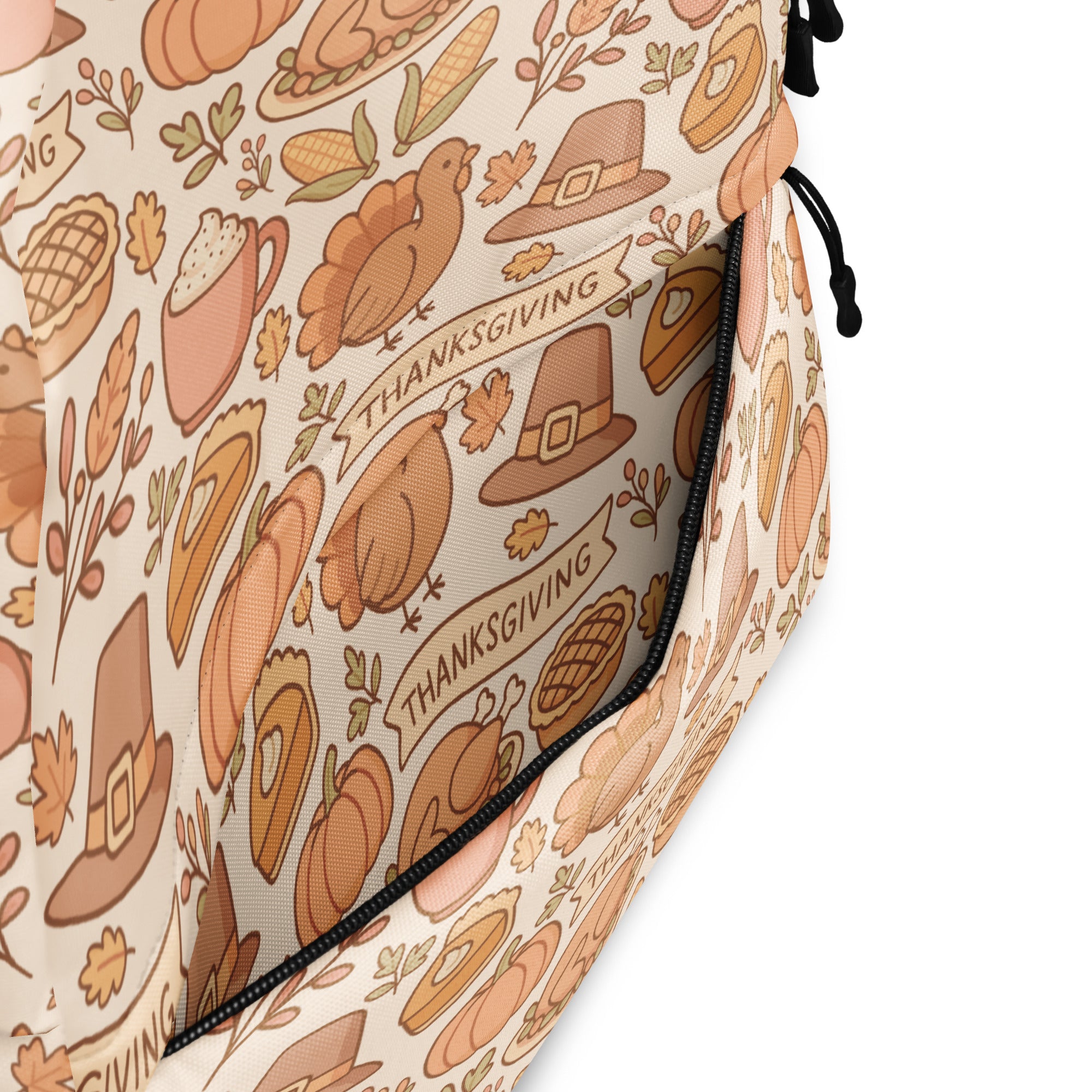 Kids Thanksgiving Turkey Backpack - Water-Resistant School Bag With Adjustable Padded Straps & Breathable Mesh Back