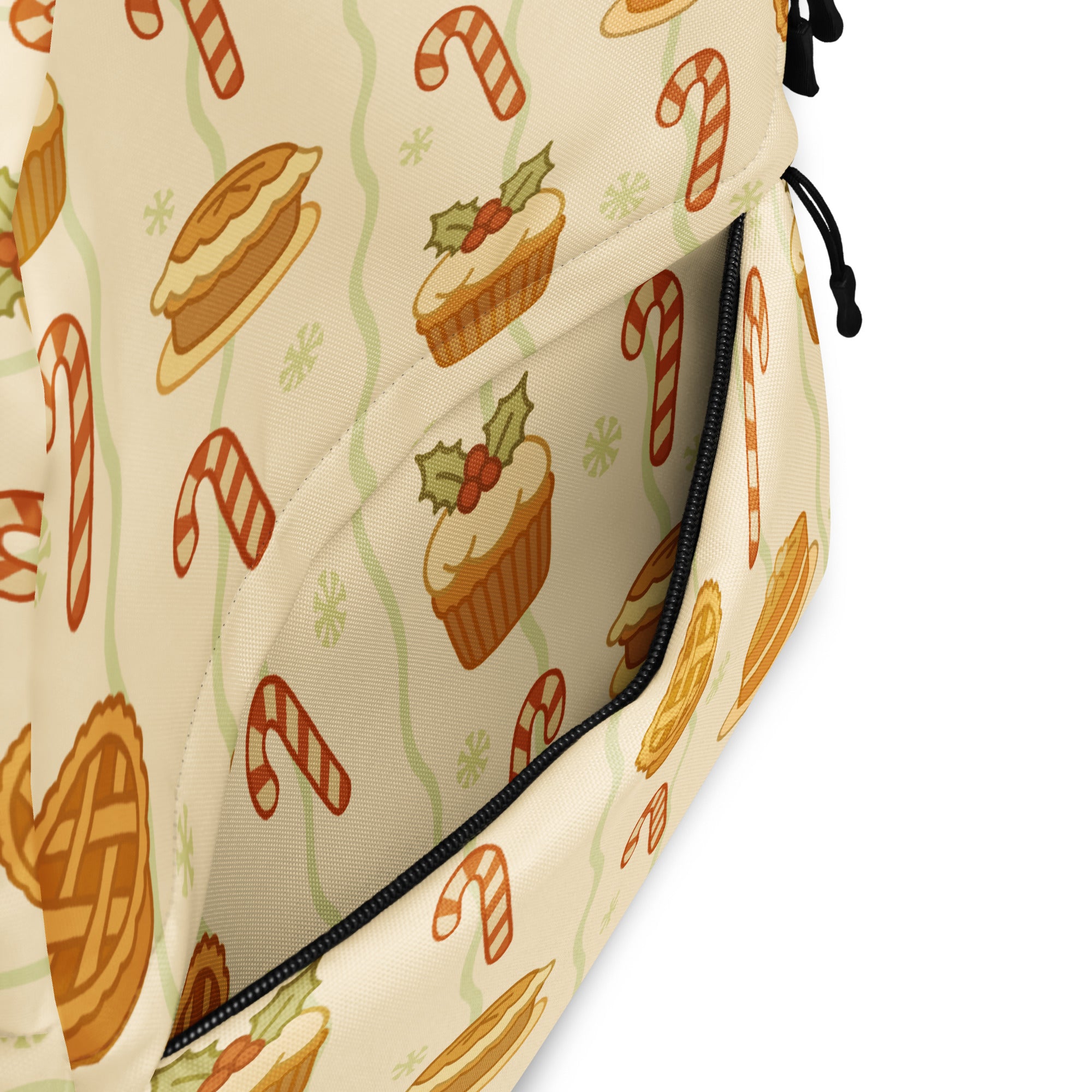 Kids Christmas Dessert Backpack - Water-Resistant School Bag With Adjustable Padded Straps & Breathable Mesh Back