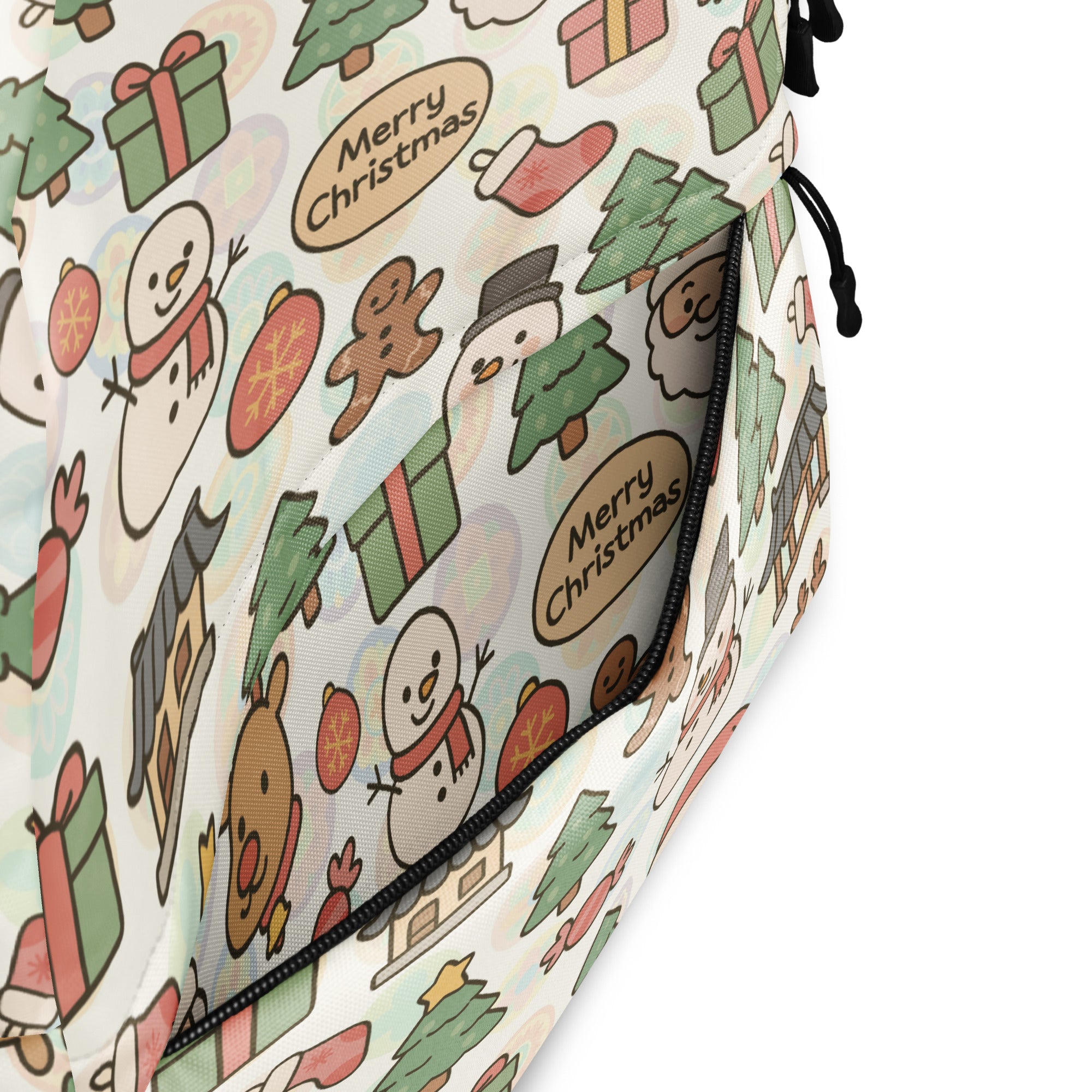 Kids Pastel Christmas Backpack - Water-Resistant School Bag With Adjustable Padded Straps & Breathable Mesh Back (Copy)