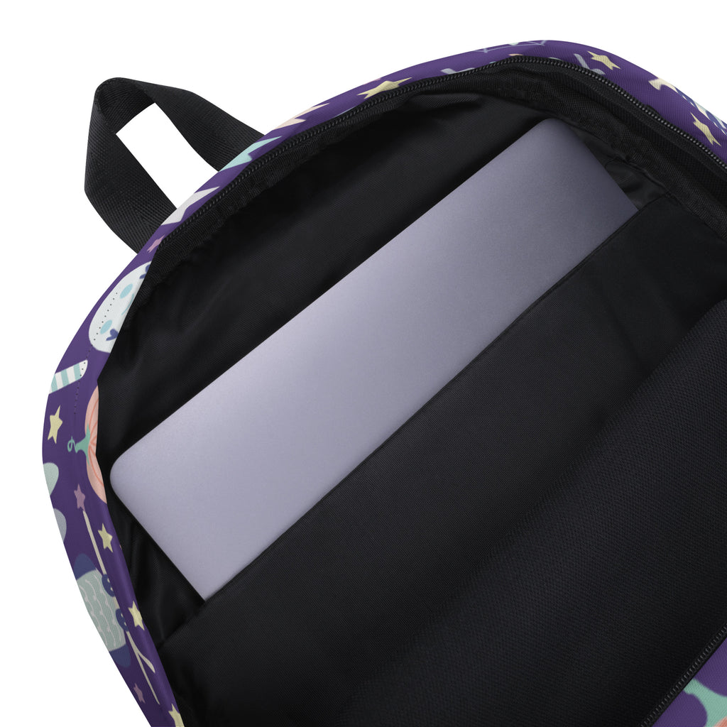 Kids Spooky Halloween Backpack - Water-Resistant School Bag With Adjustable Padded Straps & Breathable Mesh Back