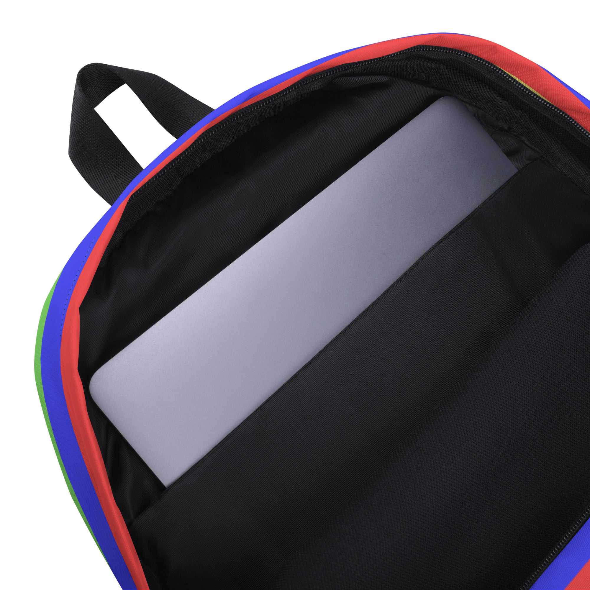 Kids Colorful Striped Backpack - Water-Resistant School Bag With Adjustable Padded Straps & Breathable Mesh Back