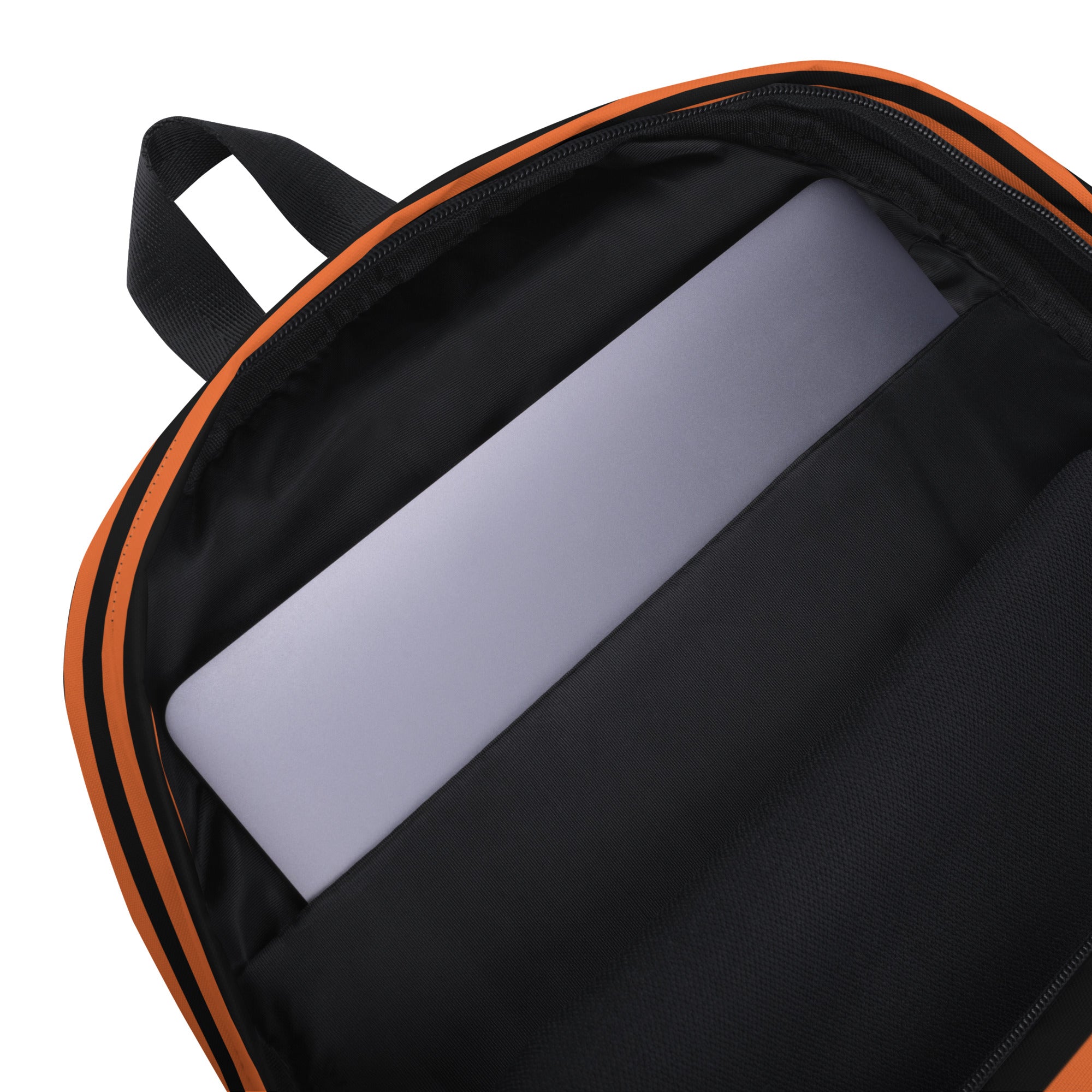 Kids Orange and Black Halloween Backpack - Water-Resistant School Bag With Adjustable Padded Straps & Breathable Mesh Back