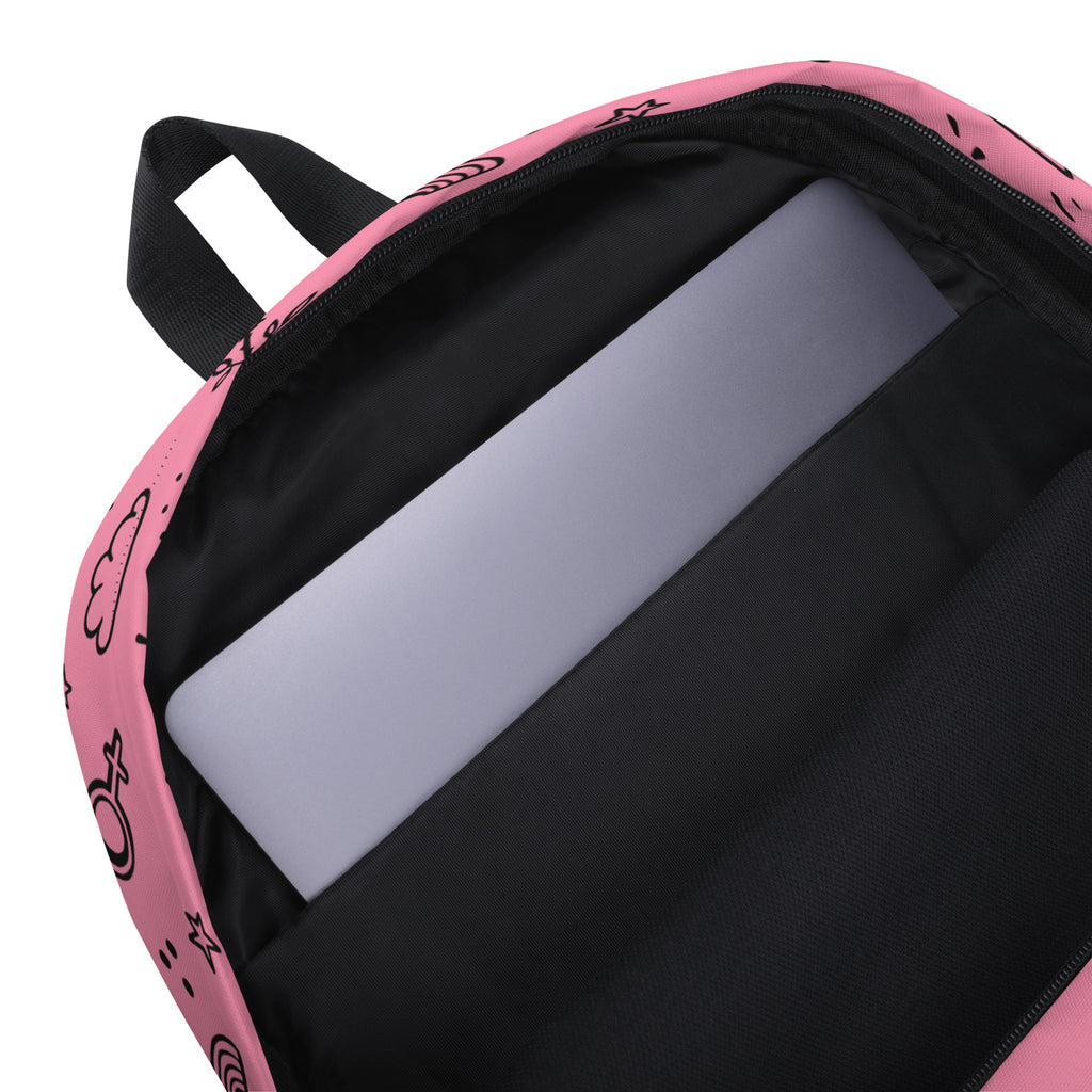 Girl Power Kids Backpack - Water-Resistant School Bag With Adjustable Padded Straps & Breathable Mesh Back