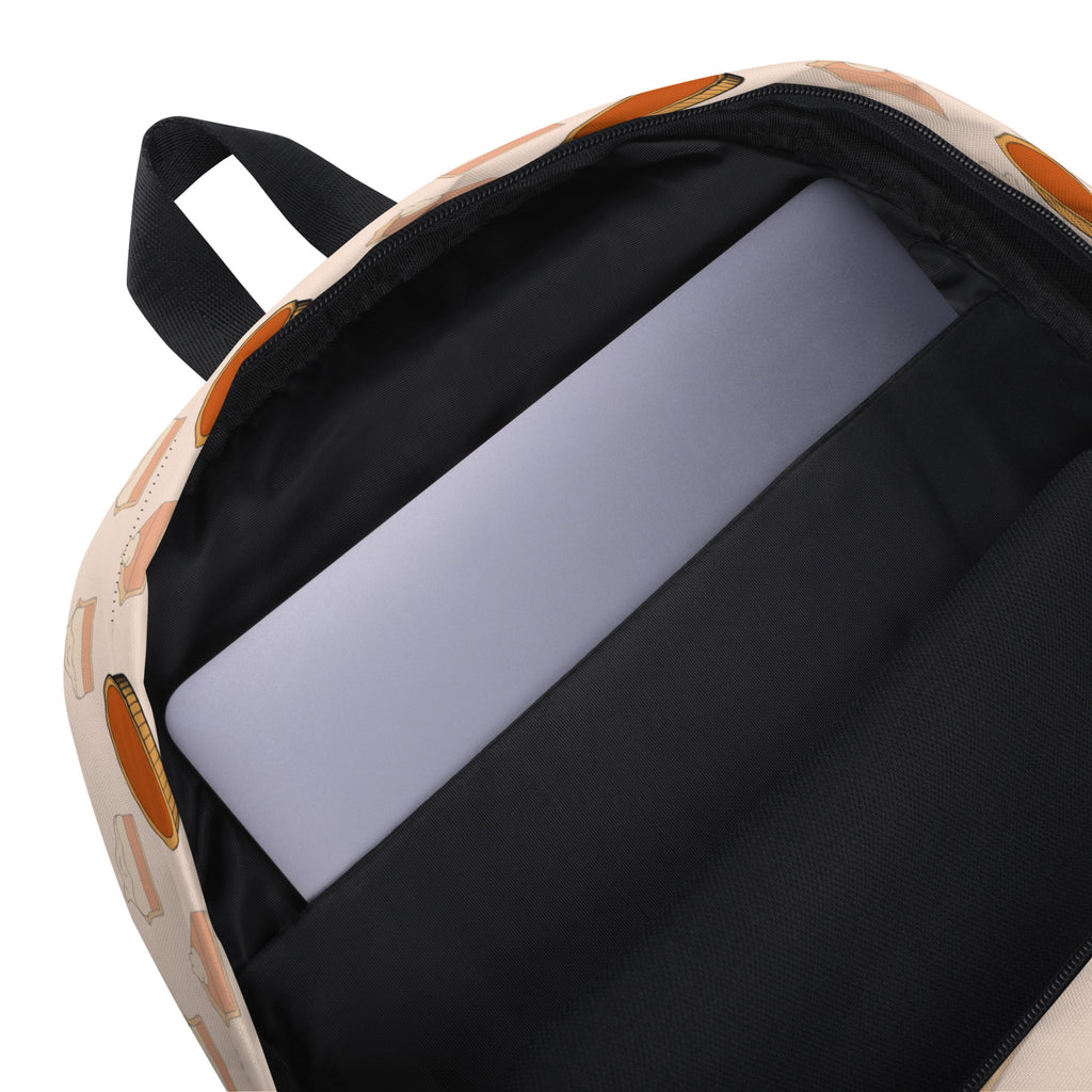 Kids Pumpkin Pie Backpack - Water-Resistant School Bag With Adjustable Padded Straps & Breathable Mesh Back