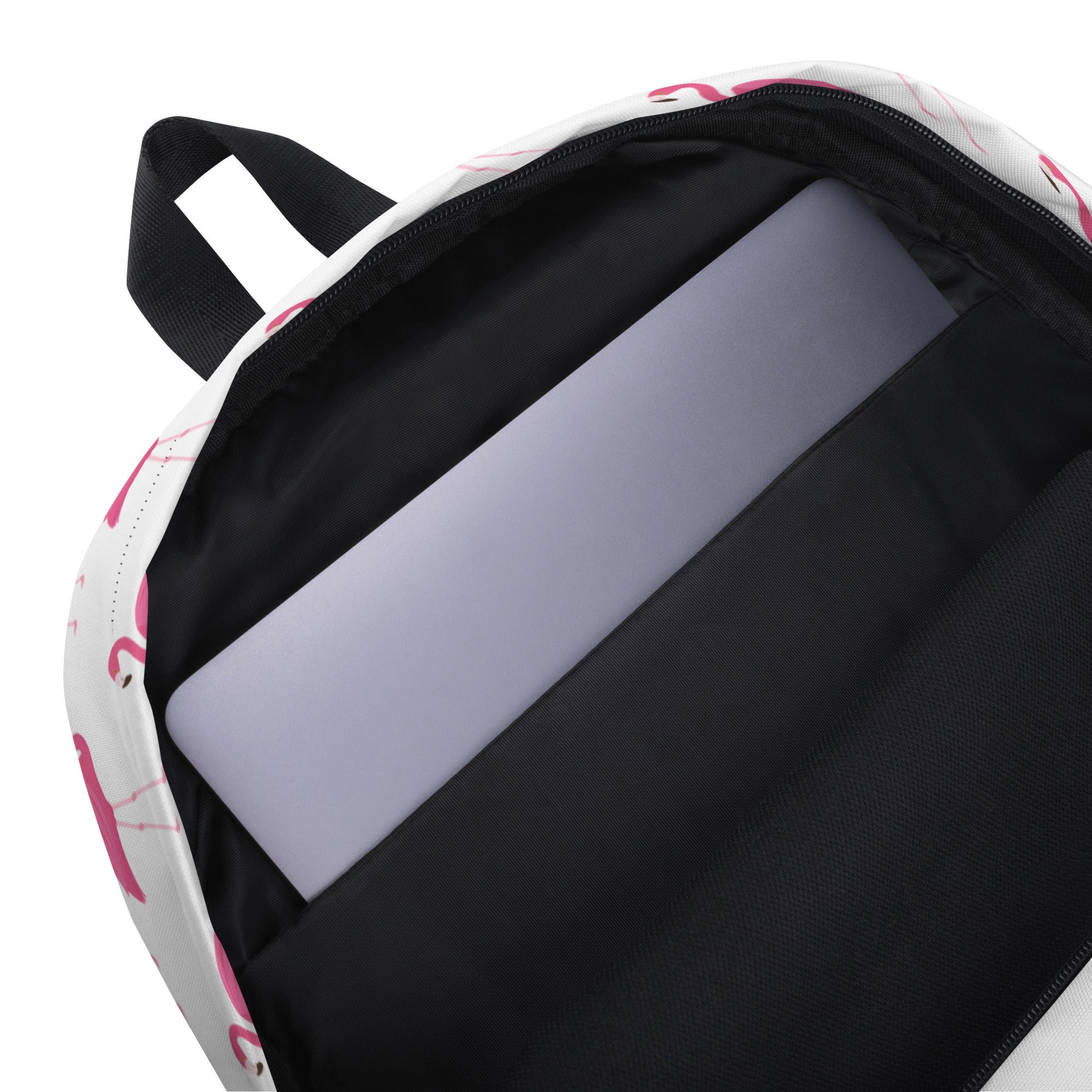 Girls Pink Flamingo Backpack - Water-Resistant School Bag With Adjustable Padded Straps & Breathable Mesh Back