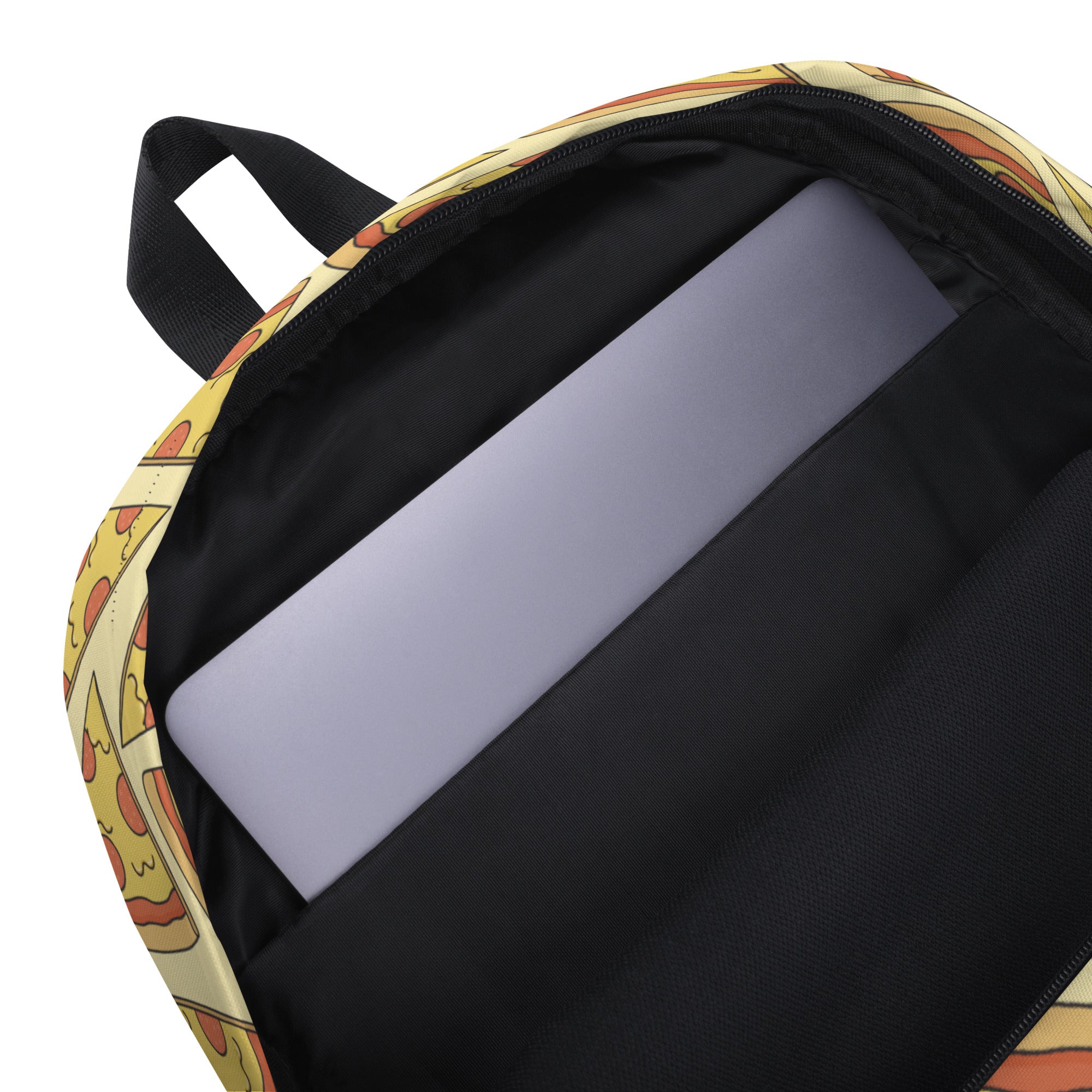 Kids Pizza Slice Backpack - Water-Resistant School Bag With Adjustable Padded Straps & Breathable Mesh Back