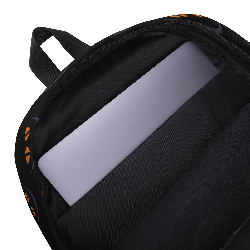 Girls Black Cat Backpack - Water-Resistant School Bag With Adjustable Padded Straps & Breathable Mesh Back