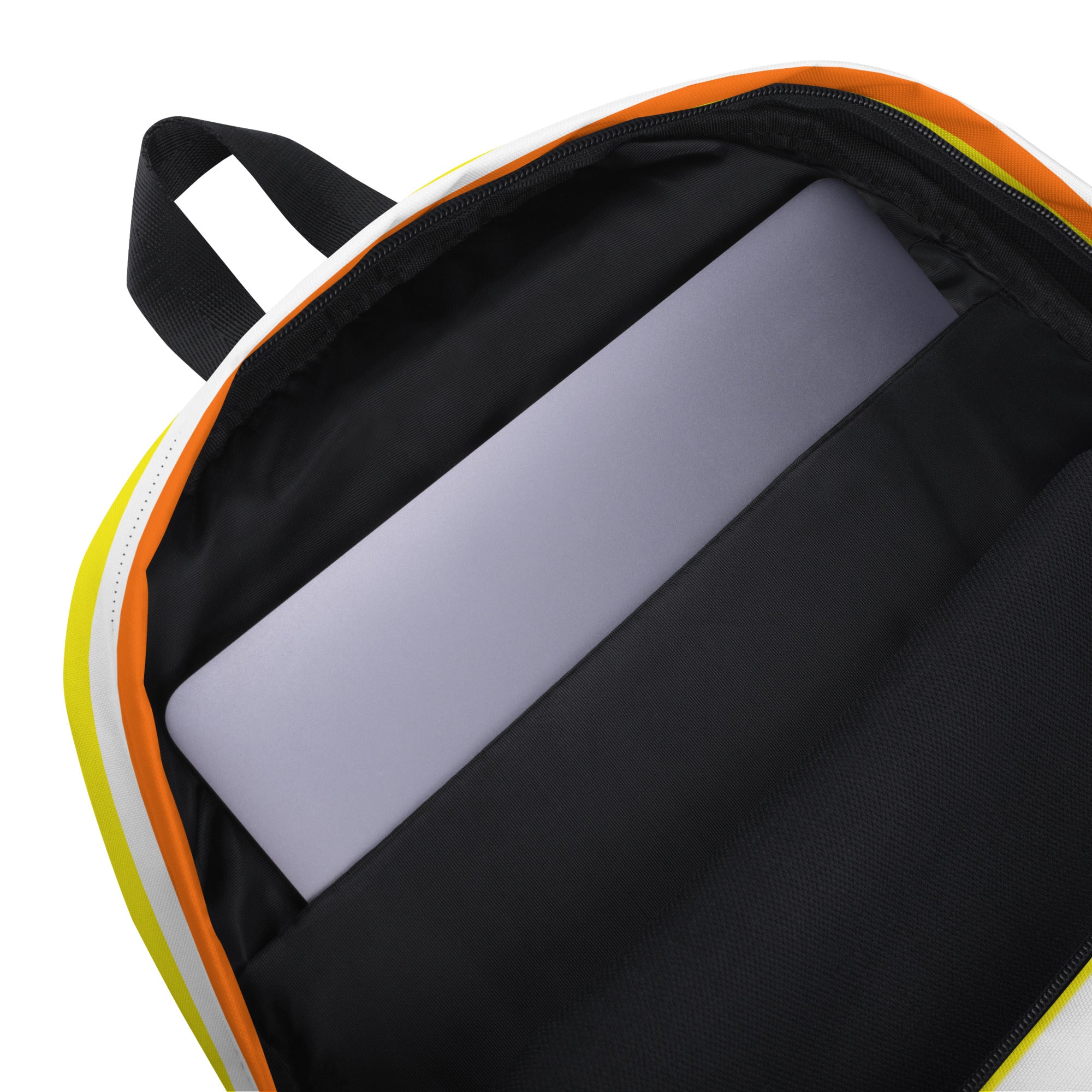Kids Candy Corn Stripes Backpack - Water-Resistant School Bag With Adjustable Padded Straps & Breathable Mesh Back