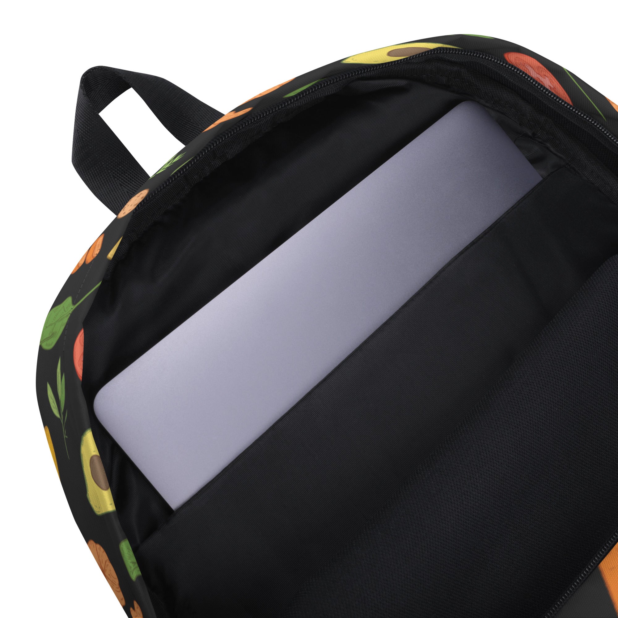 Kids Veggies & Fruit Backpack - Water-Resistant School Bag With Adjustable Padded Straps & Breathable Mesh Back
