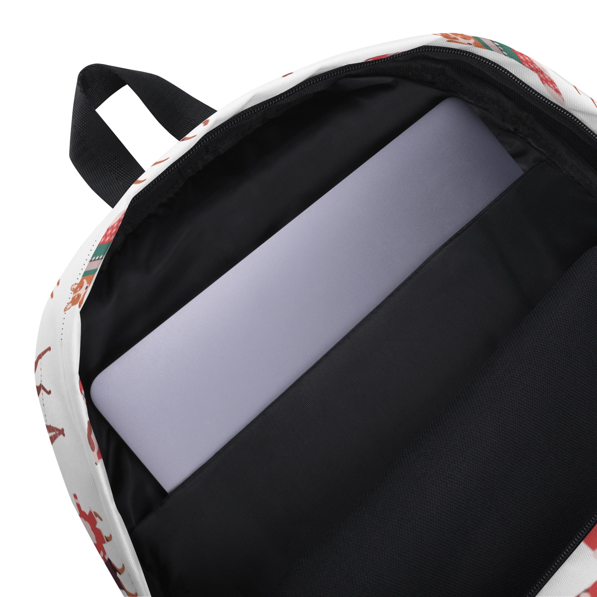 Kids Christmas Dogs Backpack - Water-Resistant School Bag With Adjustable Padded Straps & Breathable Mesh Back