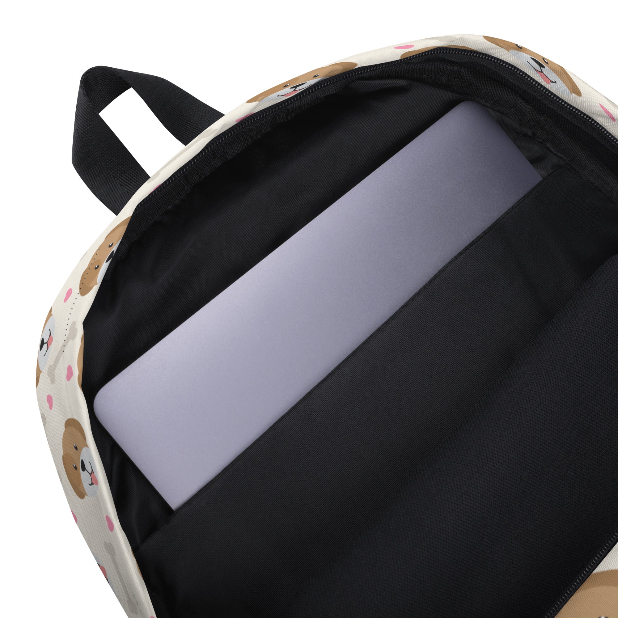 Girls Cute Dog Backpack - Water-Resistant School Bag With Adjustable Padded Straps & Breathable Mesh Back
