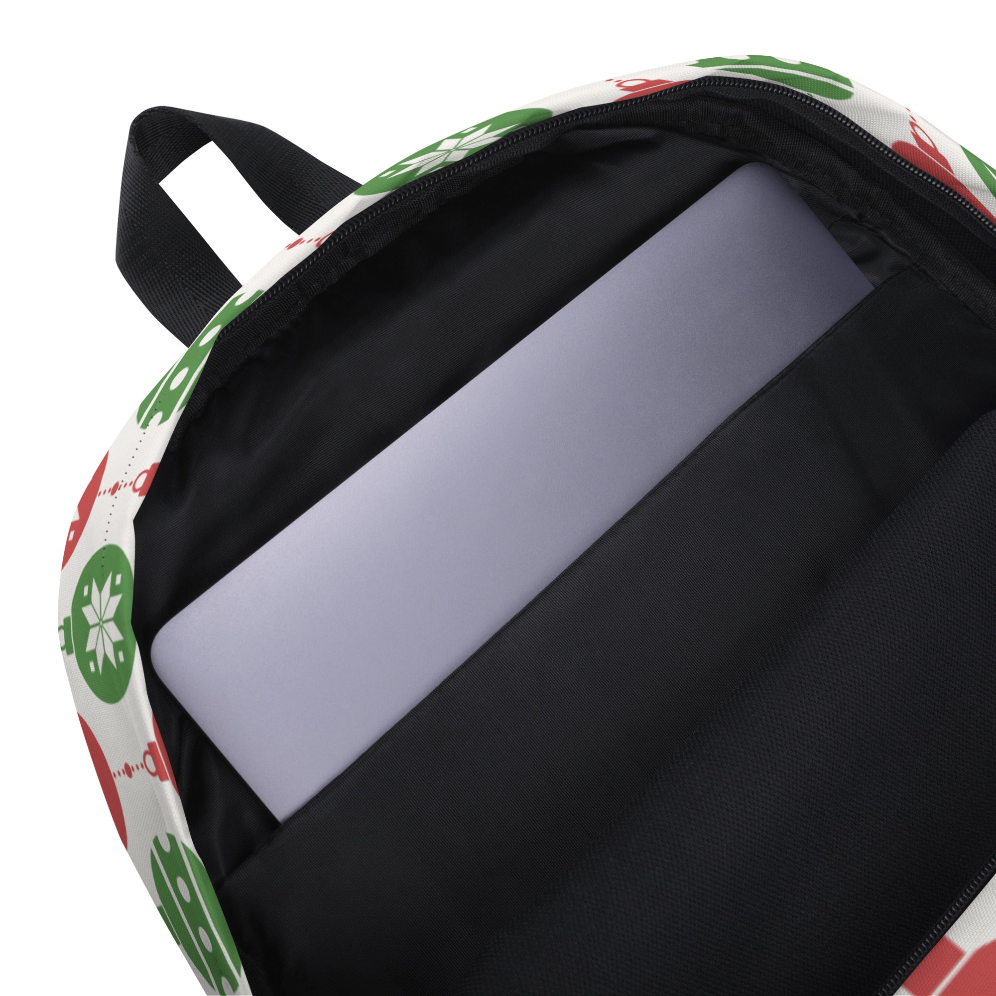 Kids Christmas Ornament Backpack - Water-Resistant School Bag With Adjustable Padded Straps & Breathable Mesh Back