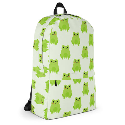 Kids Green Frog Backpack