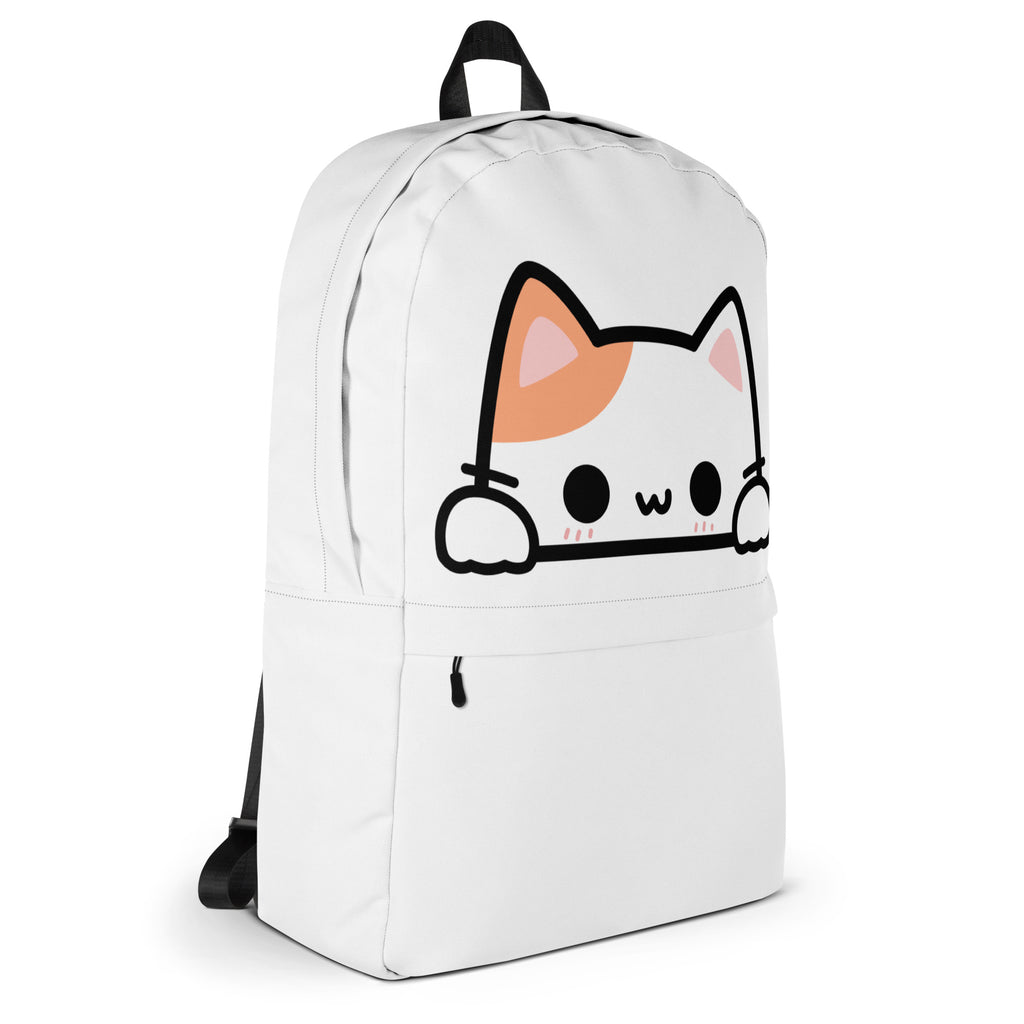 Girls Peeking Cat Backpack
