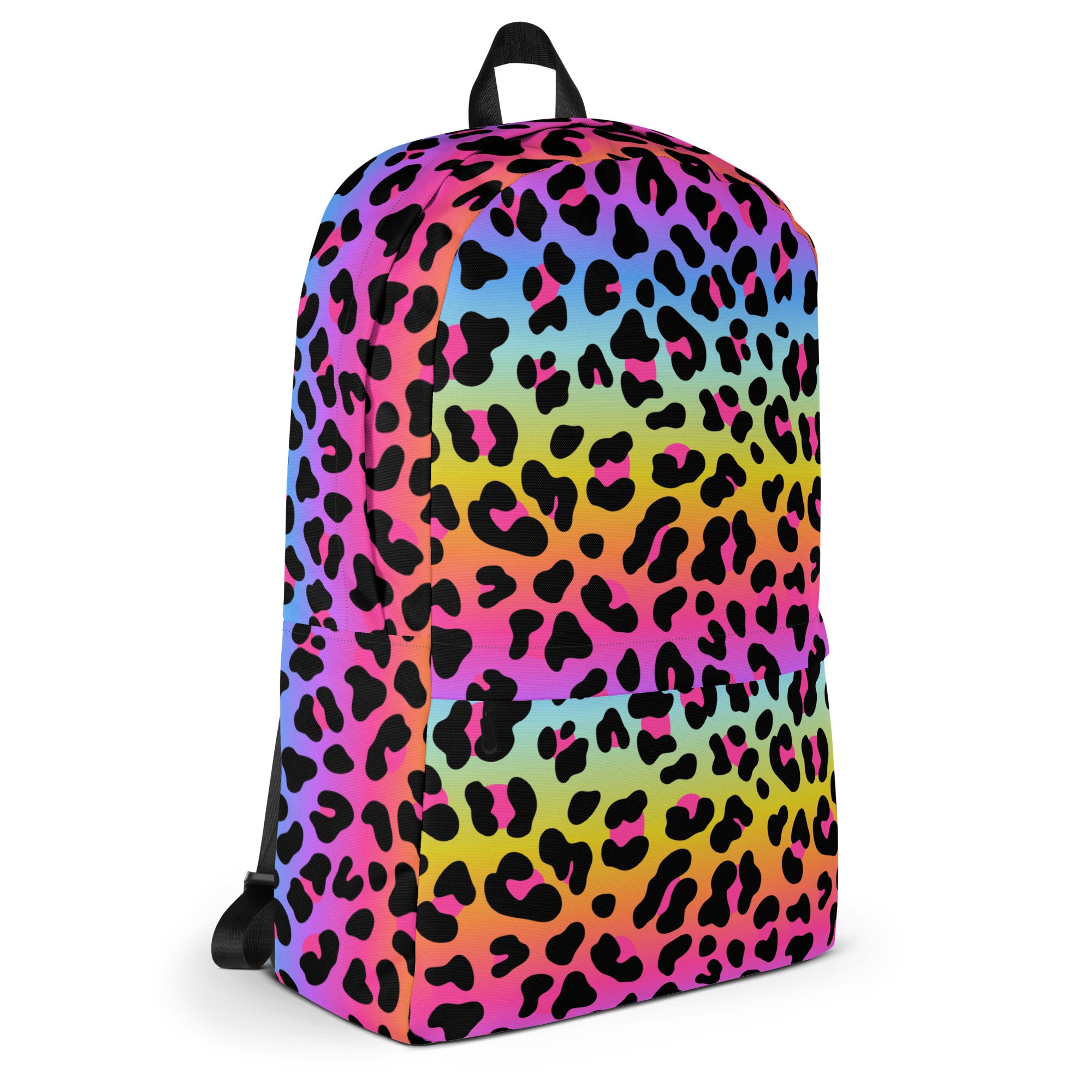 Girls Rainbow Leopard Backpack