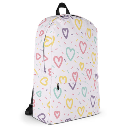 Girls Hearts & Sprinkles Backpack