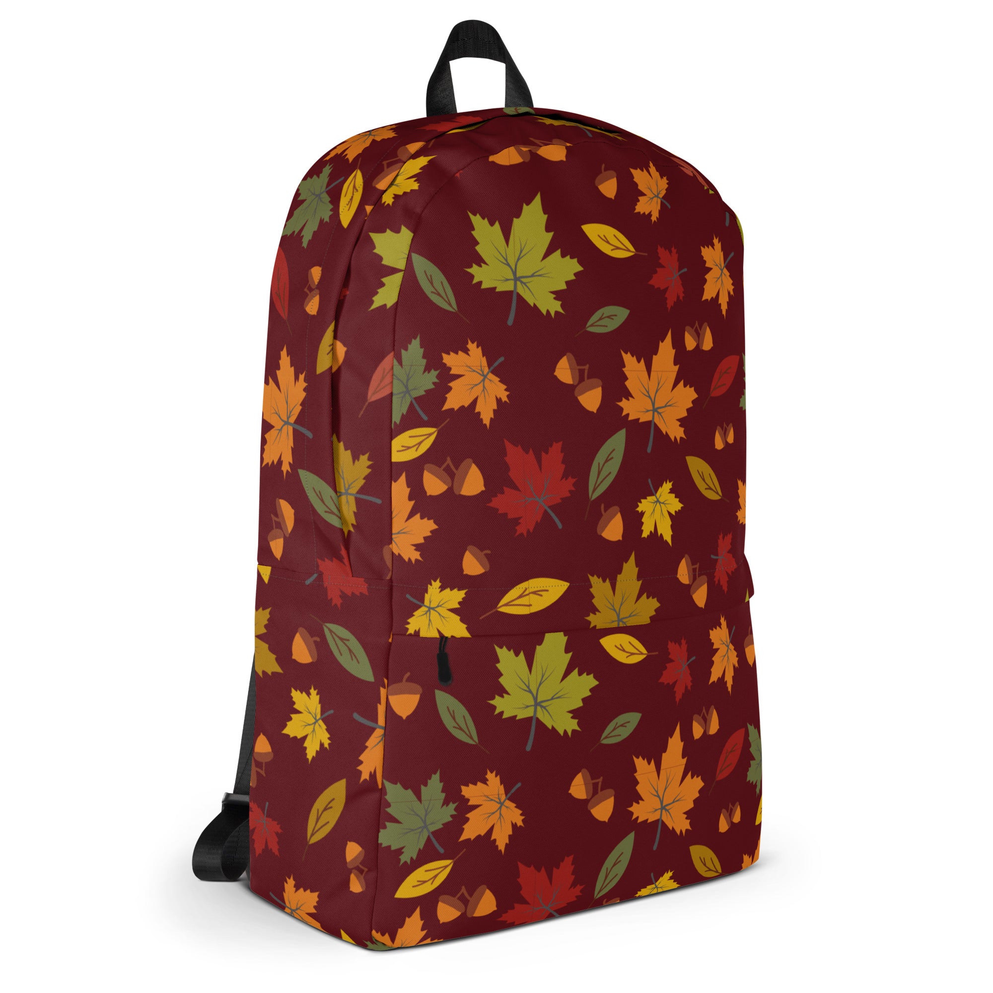Kids Fall Leaves Backpack - Water-Resistant School Bag With Adjustable Padded Straps & Breathable Mesh Back