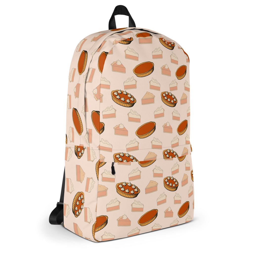 Kids Pumpkin Pie Backpack - Water-Resistant School Bag With Adjustable Padded Straps & Breathable Mesh Back