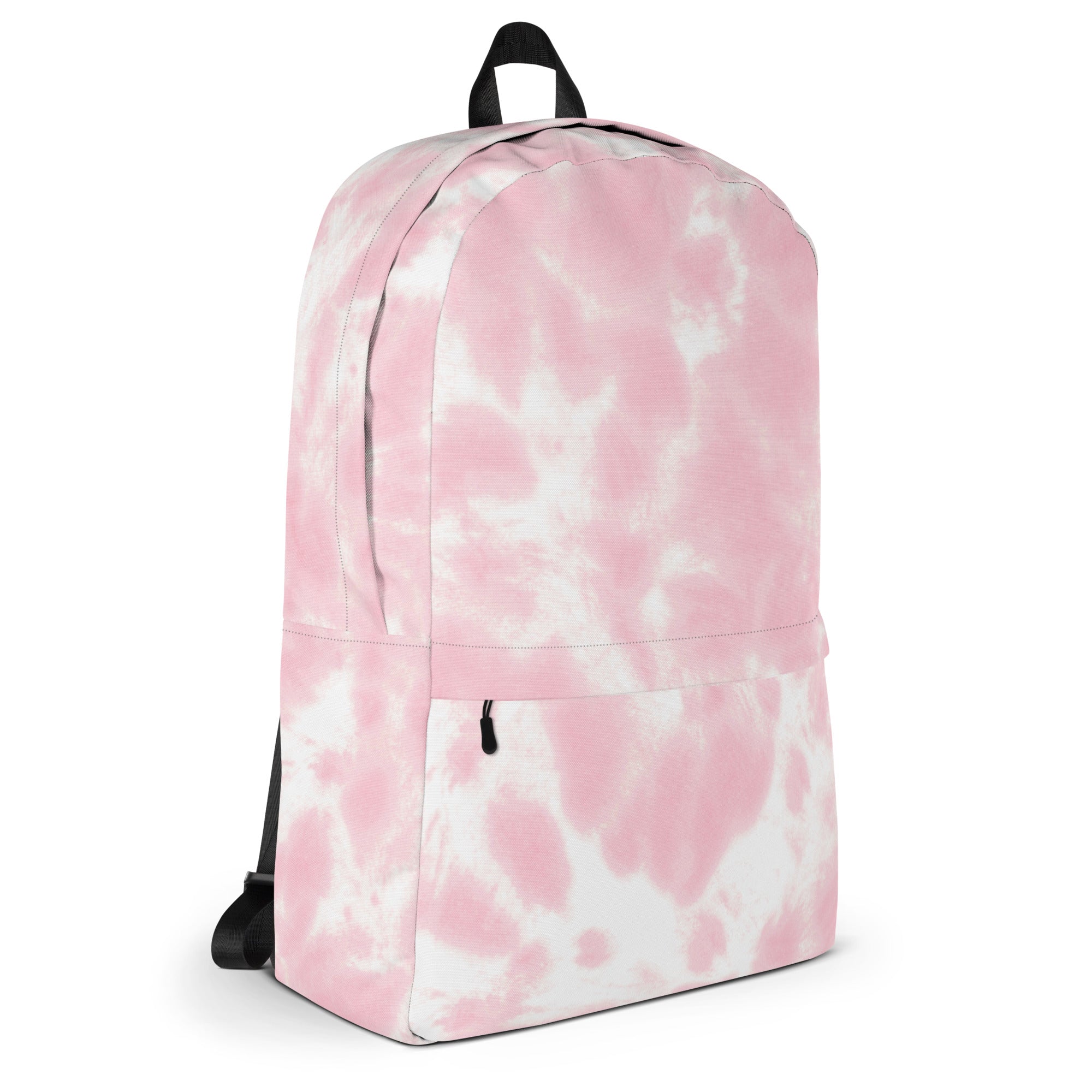 Girls Pink Tie Dye Backpack - Water-Resistant School Bag With Adjustable Padded Straps & Breathable Mesh Back