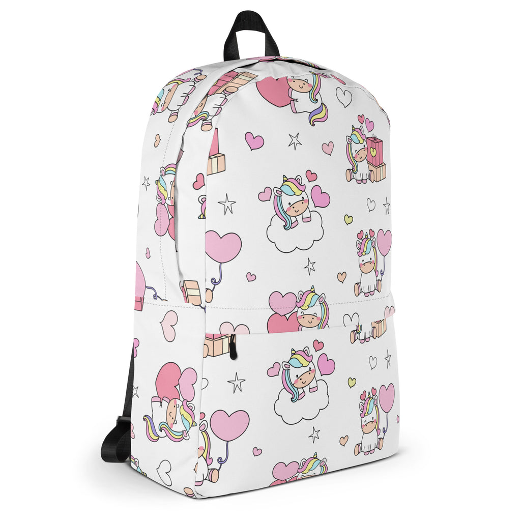Girls Unicorn Birthday Backpack - Water-Resistant School Bag With Adjustable Padded Straps & Breathable Mesh Back