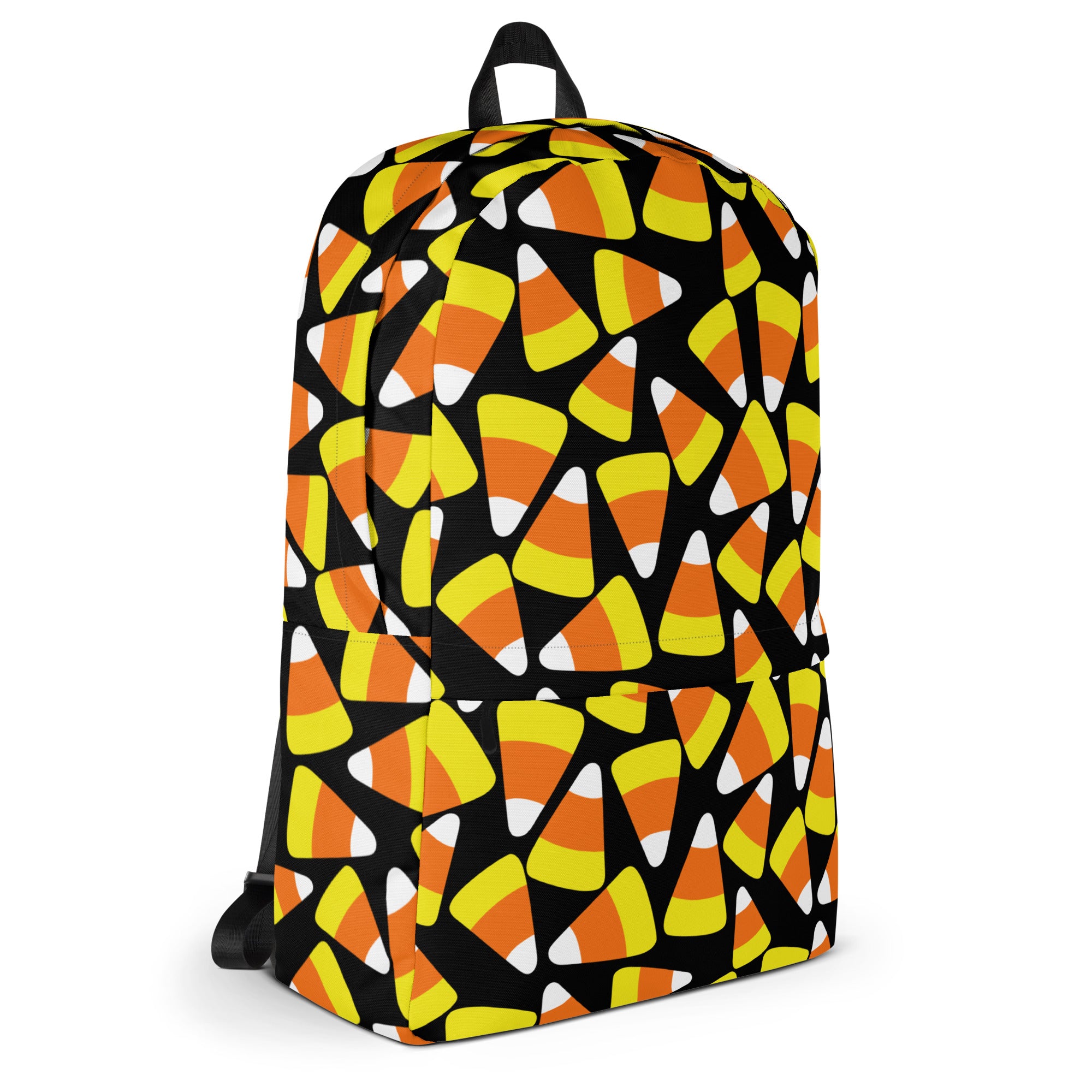 Kids Candy Corn Backpack - Water-Resistant School Bag With Adjustable Padded Straps & Breathable Mesh Back