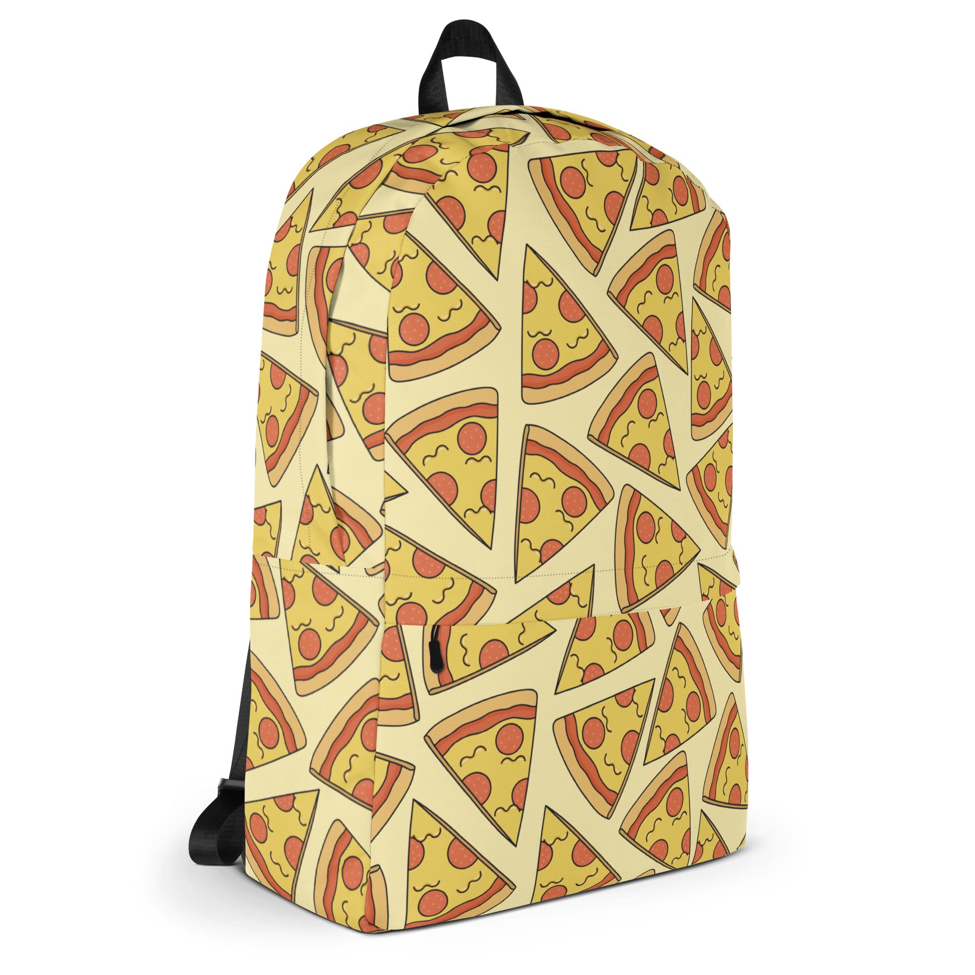 Kids Pizza Slice Backpack - Water-Resistant School Bag With Adjustable Padded Straps & Breathable Mesh Back