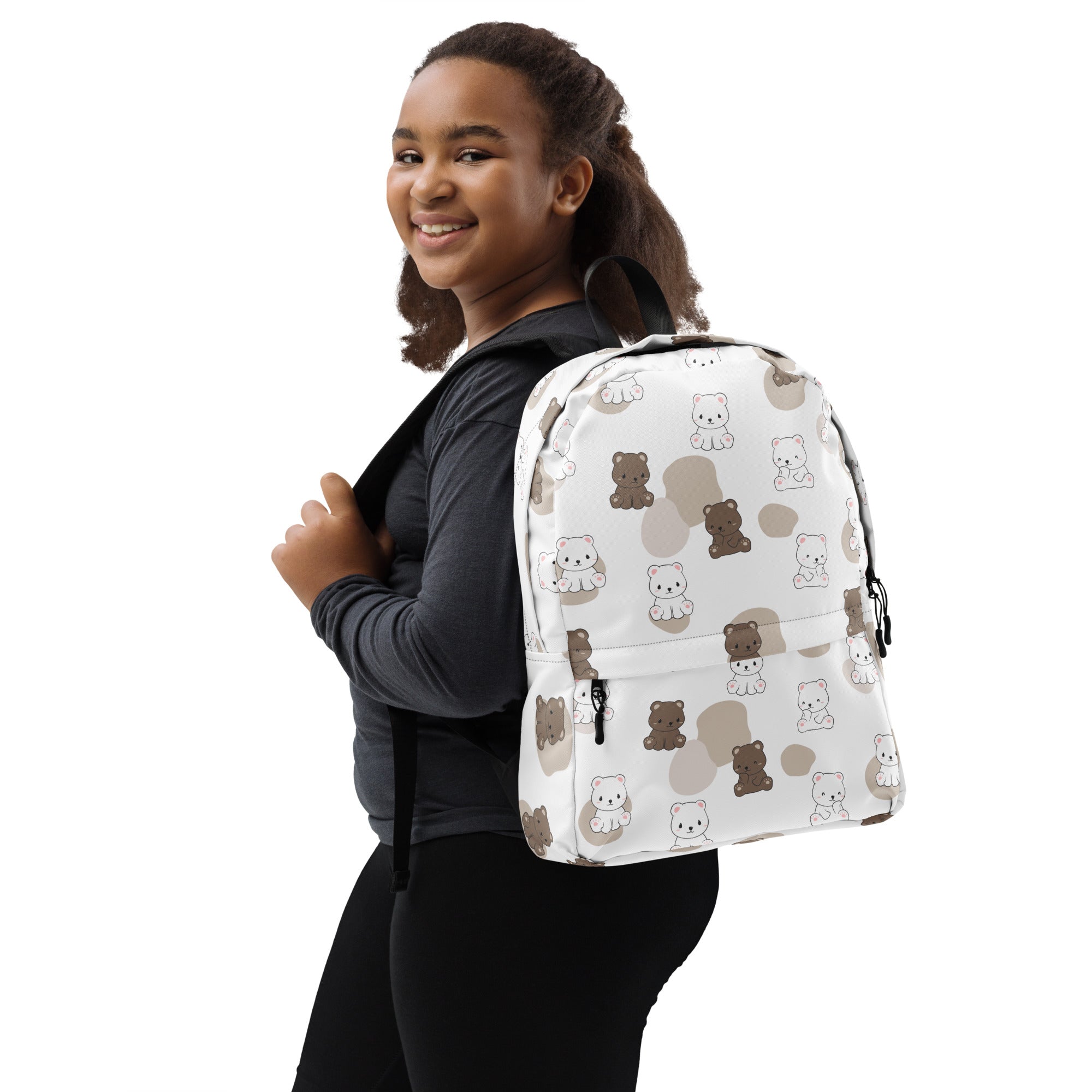 Kids Teddy Bear Backpack - Water-Resistant School Bag With Adjustable Padded Straps & Breathable Mesh Back